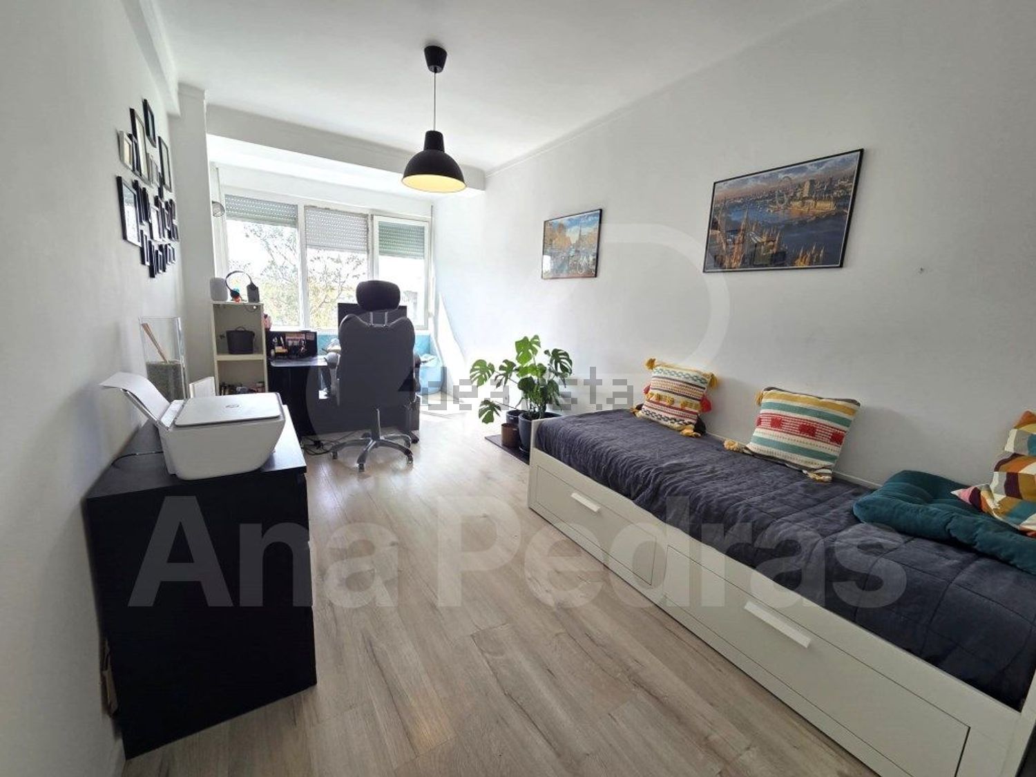 出租公寓 t2在Alto do Seixalinho - 卧室