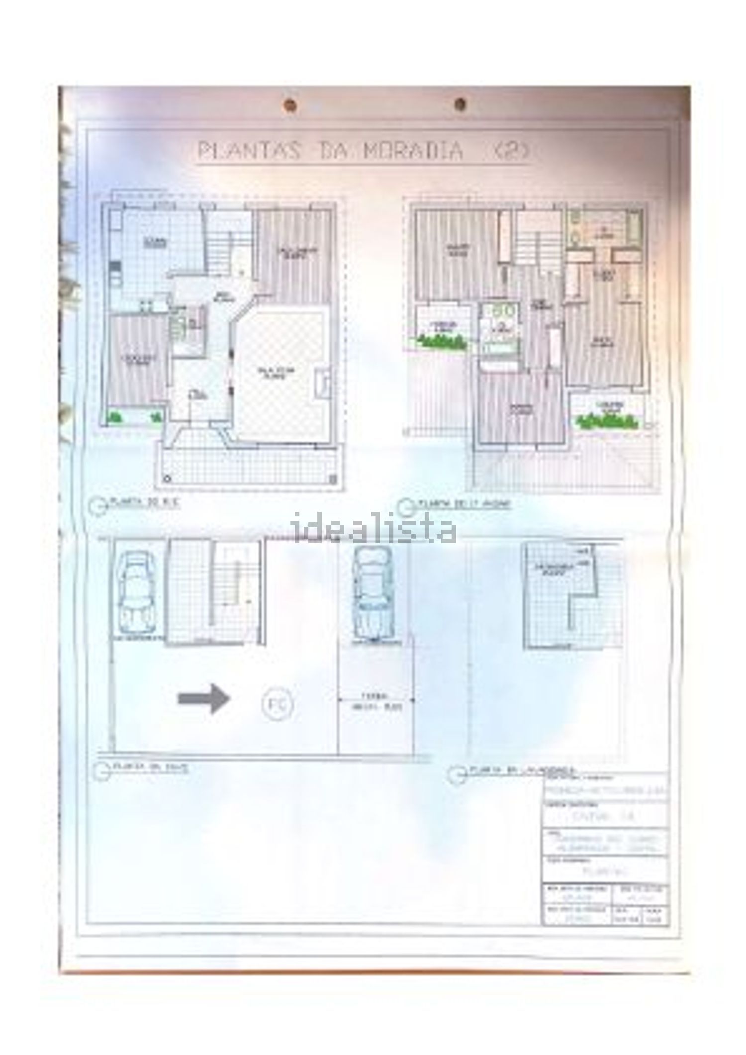 出租双拼别墅在Rua Cedros, 37 - 平面图