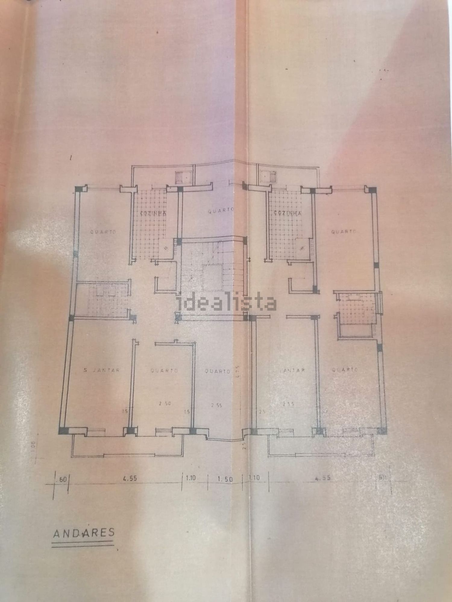 公寓 t3出售在Rua Grão Vasco, 11 - 平面图