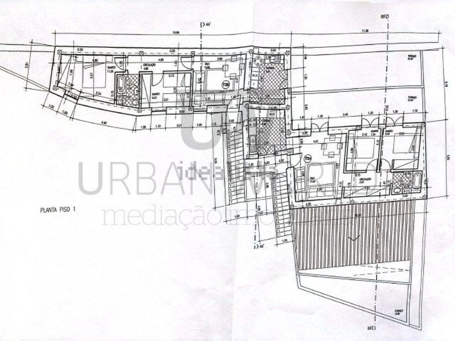 小楼房或独栋别墅出售Lousa, Loures s/n - 平面图