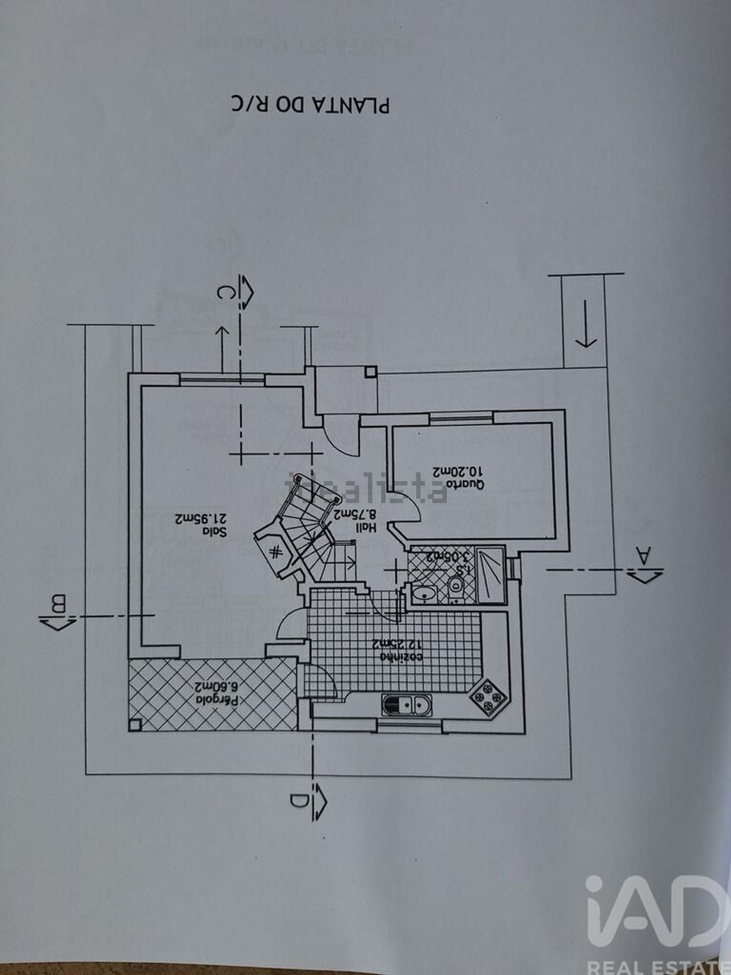小楼房或独栋别墅出售在Santo Isidoro - 平面图