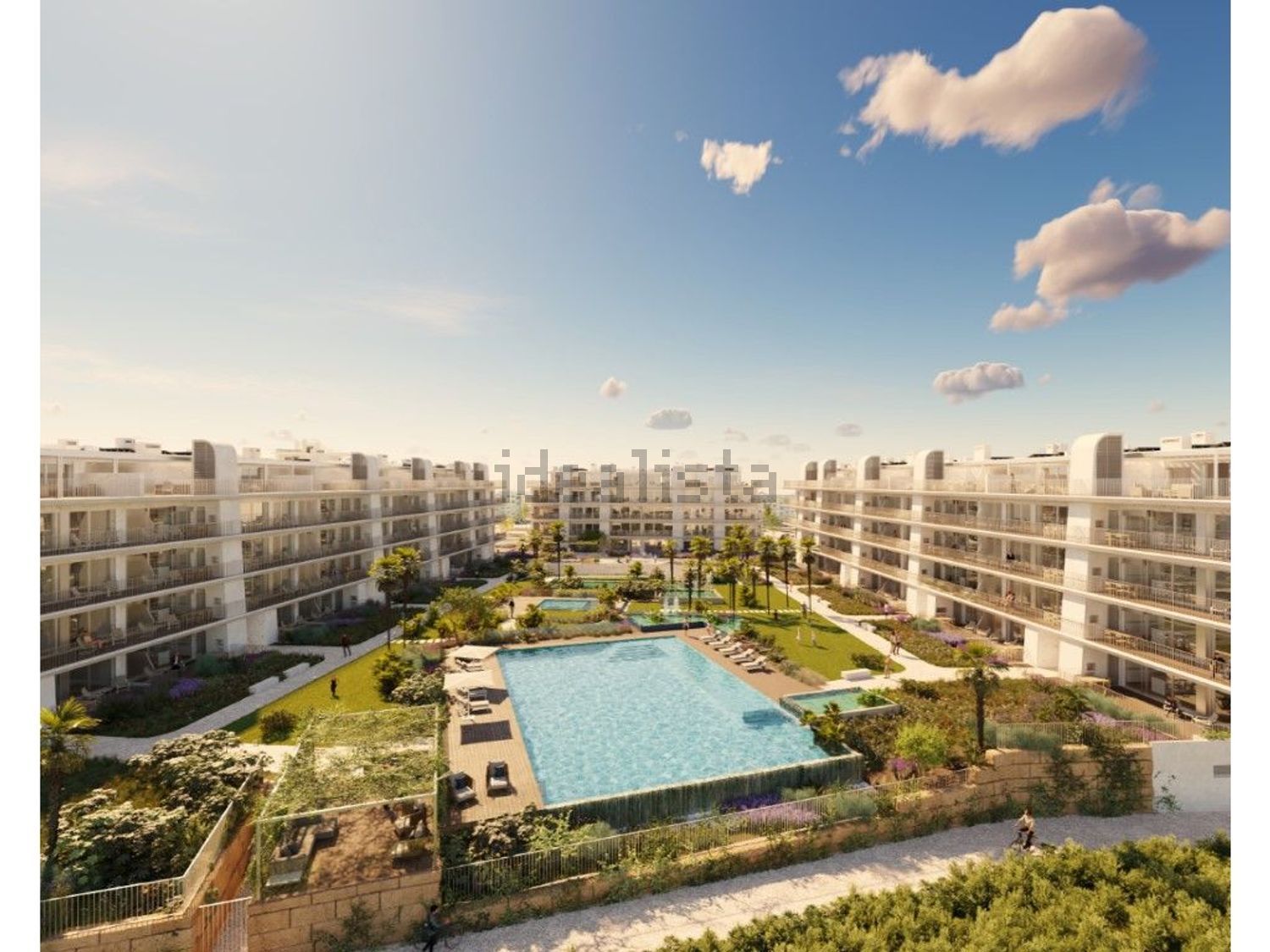 出租公寓 t2在Avenida 5 de Outubro, 53 - 游泳池