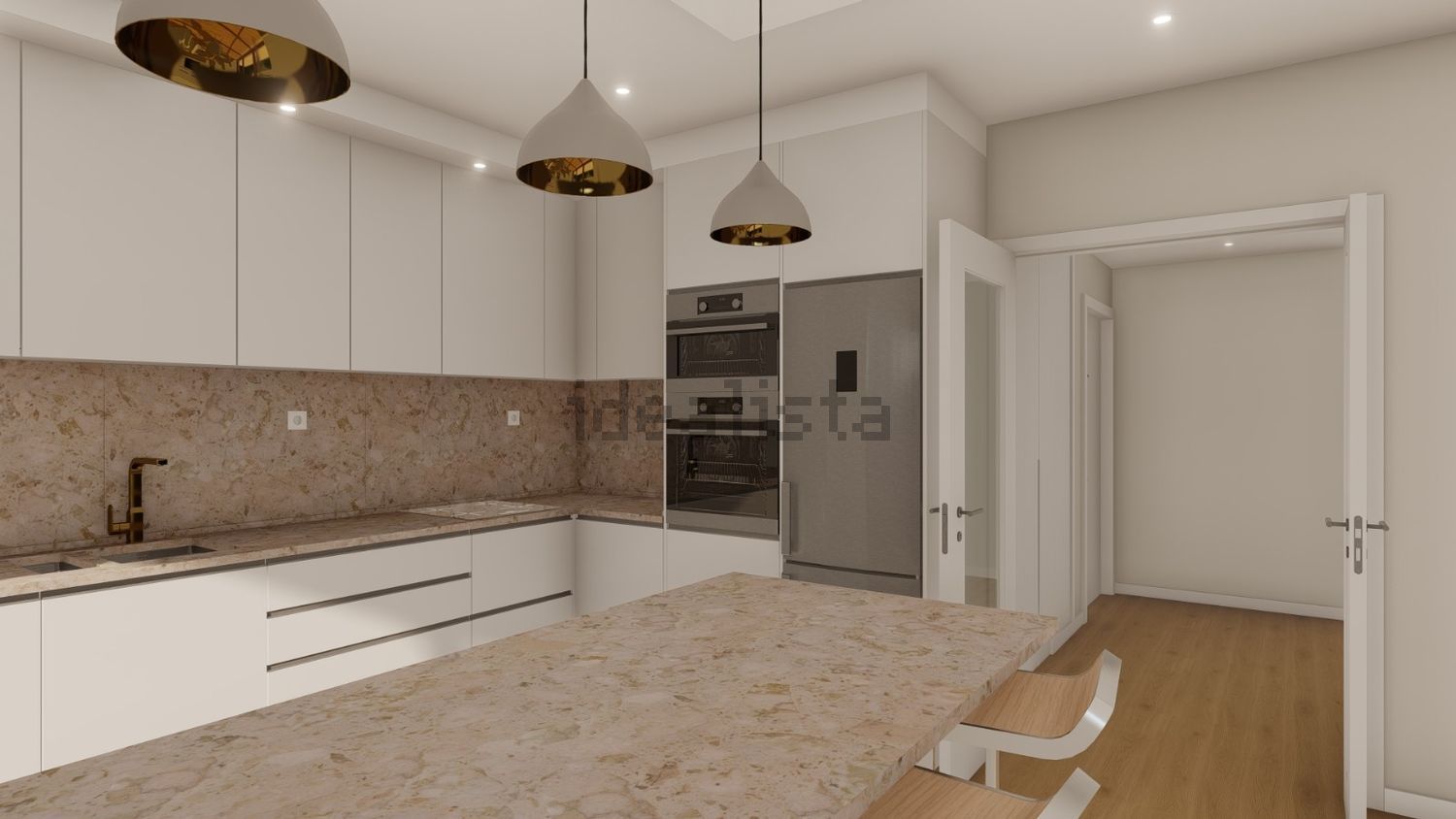 公寓 t2出售在Avenida José Antunes, 14 - 厨房