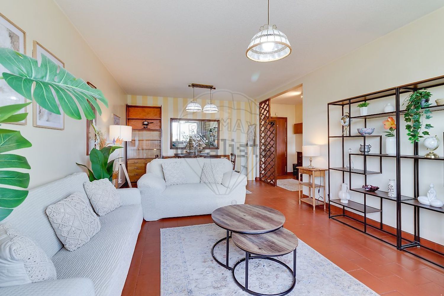 出租公寓 t2在Rua Maria Brown - 客厅