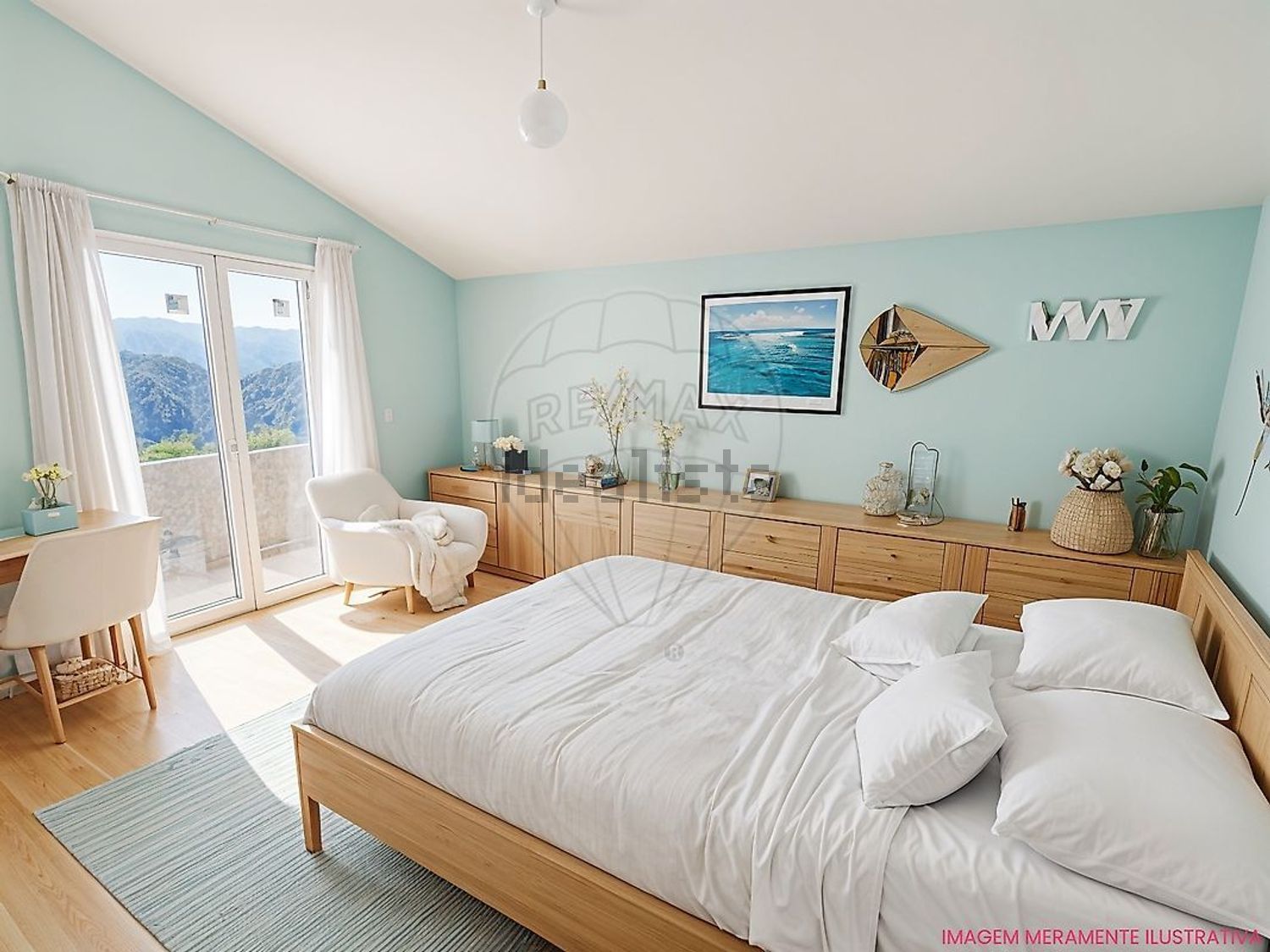 小楼房或独栋别墅出售在Lamas e Cercal - 卧室