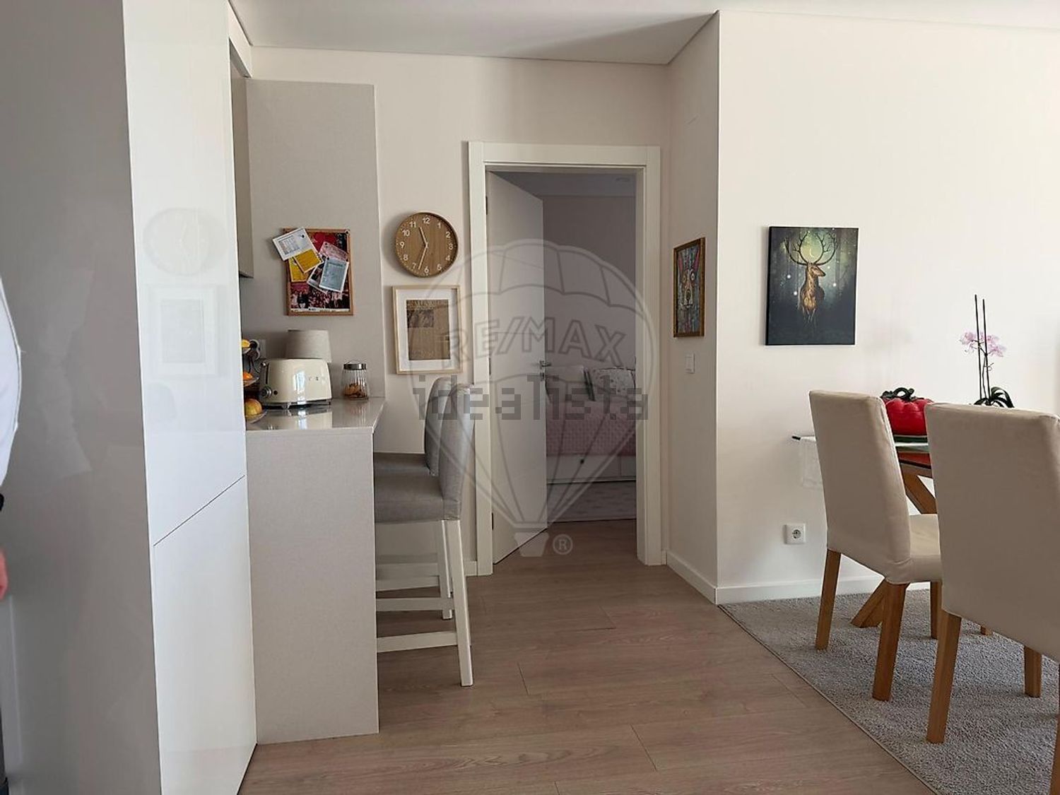 出租公寓 t1在Rua José Leiria Fernandes - 客厅