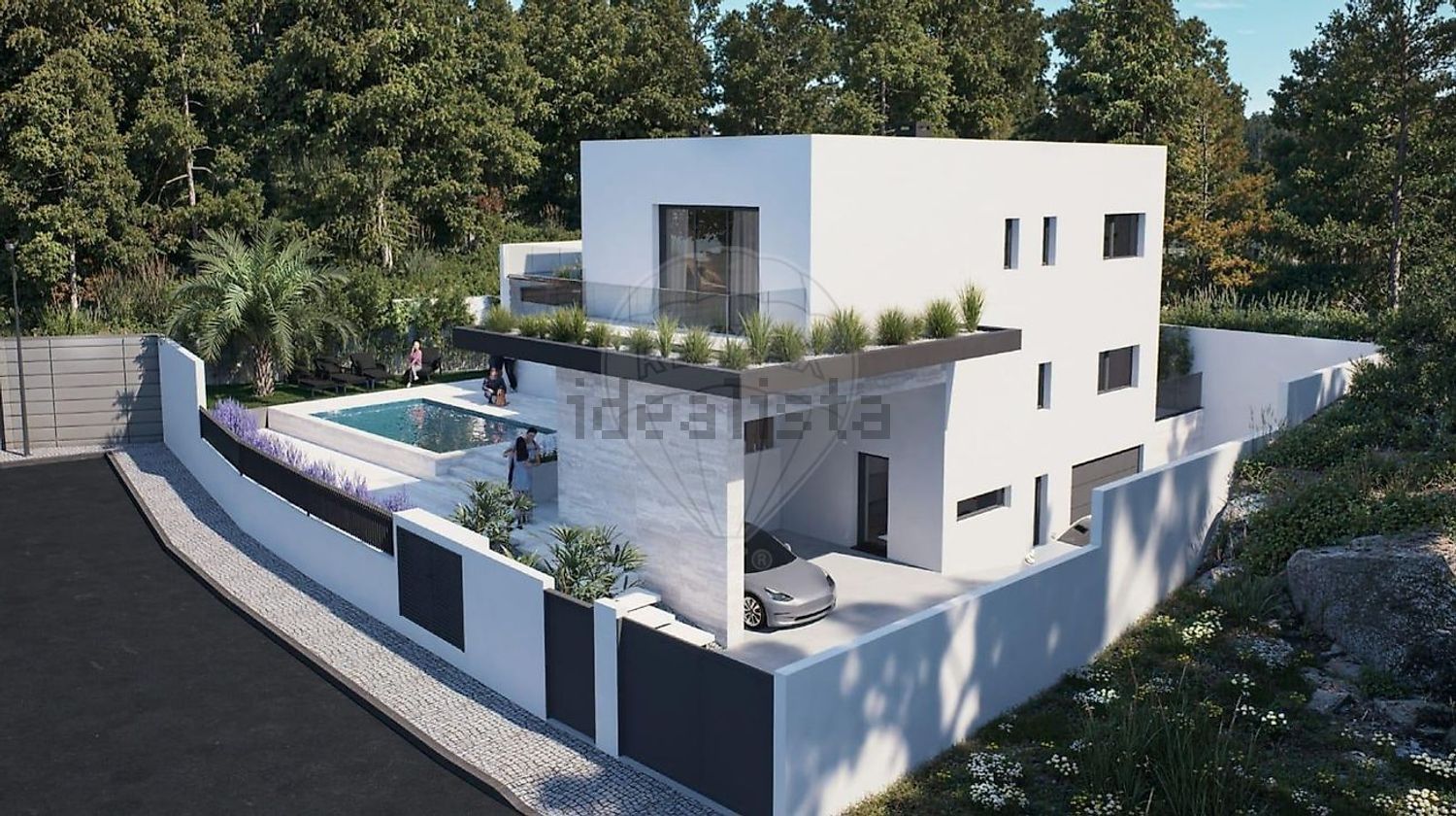 小楼房或独栋别墅出售在Rua Antero de Quental - 平面图