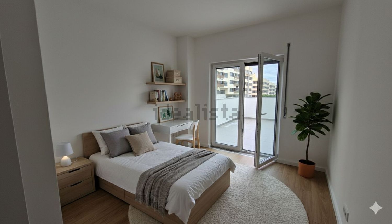 出租公寓 t2在Rua Dom João de Castro, 3 - 卧室