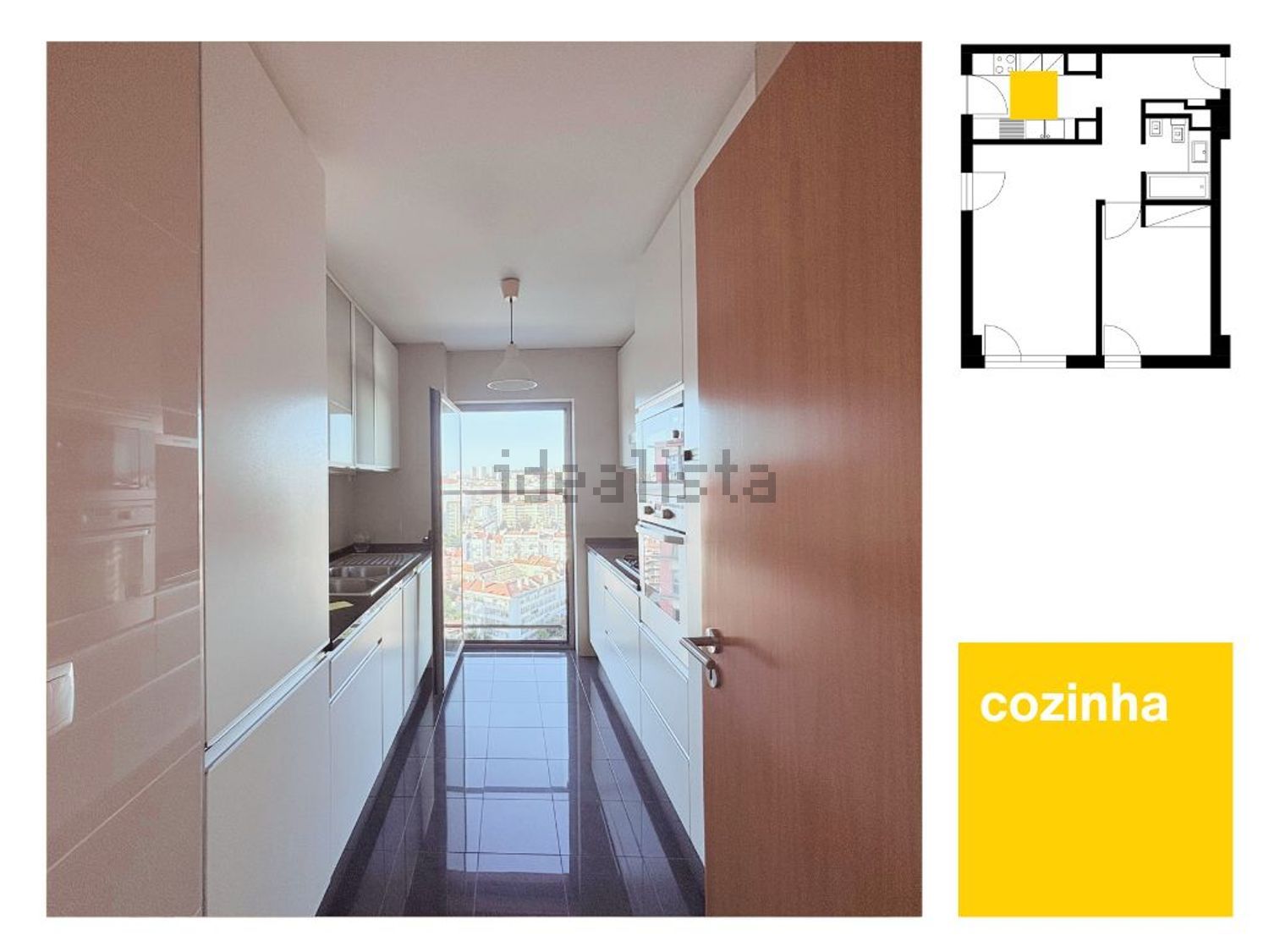 出租公寓 t1在Avenida Dom João II - 过道