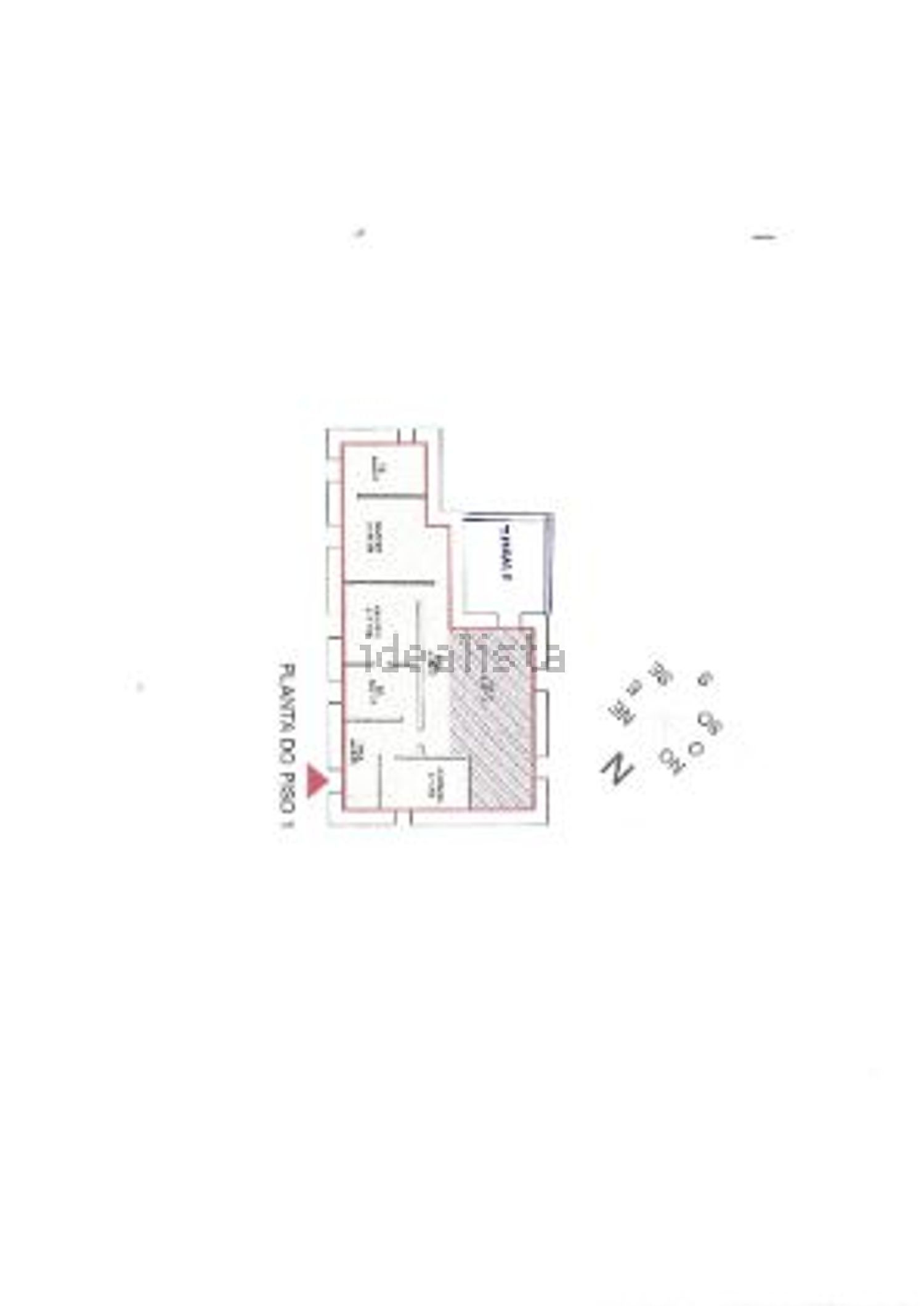 出租公寓 t2在Rua Antonio Carlos Oliveira - 平面图