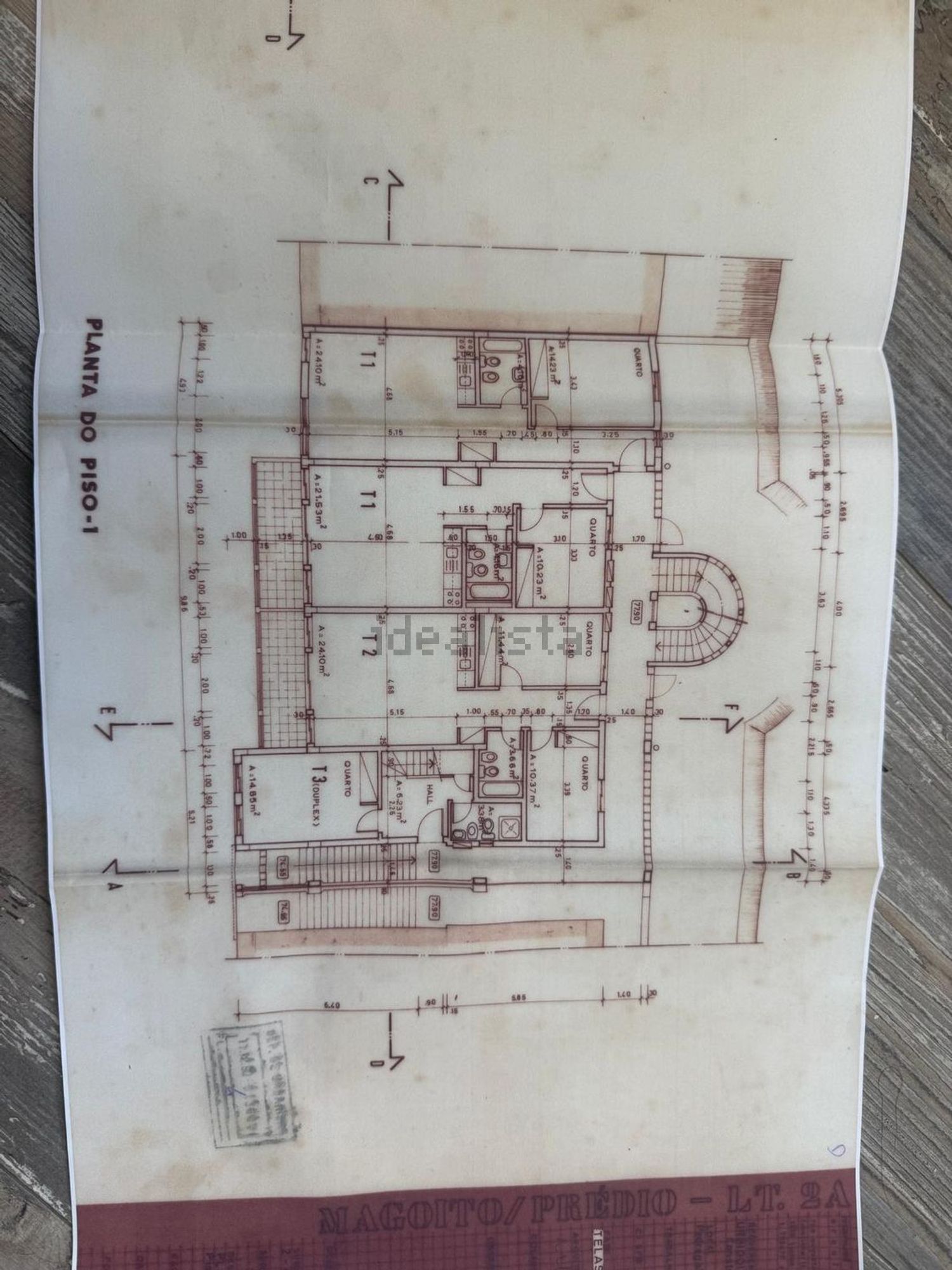 公寓 t1出售在Rua do Pedregal de Baixo s/n - 平面图