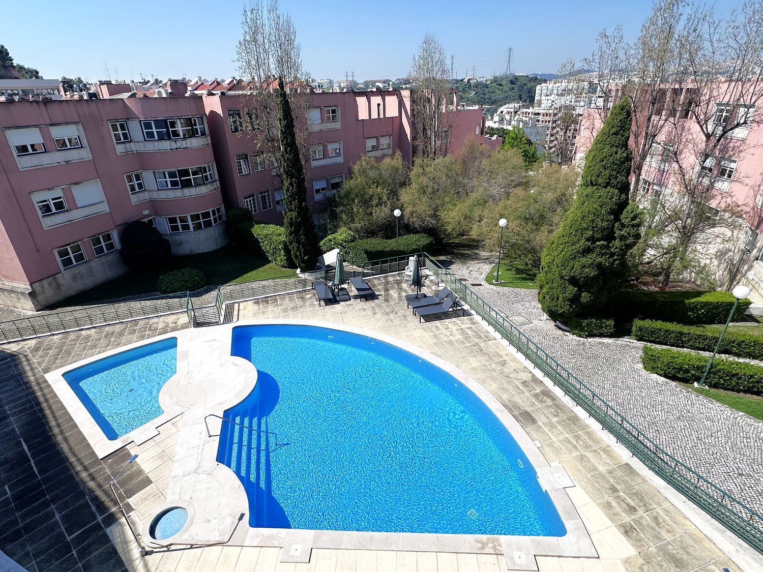 出租公寓 t2Calçada do Poço, 2 - 游泳池