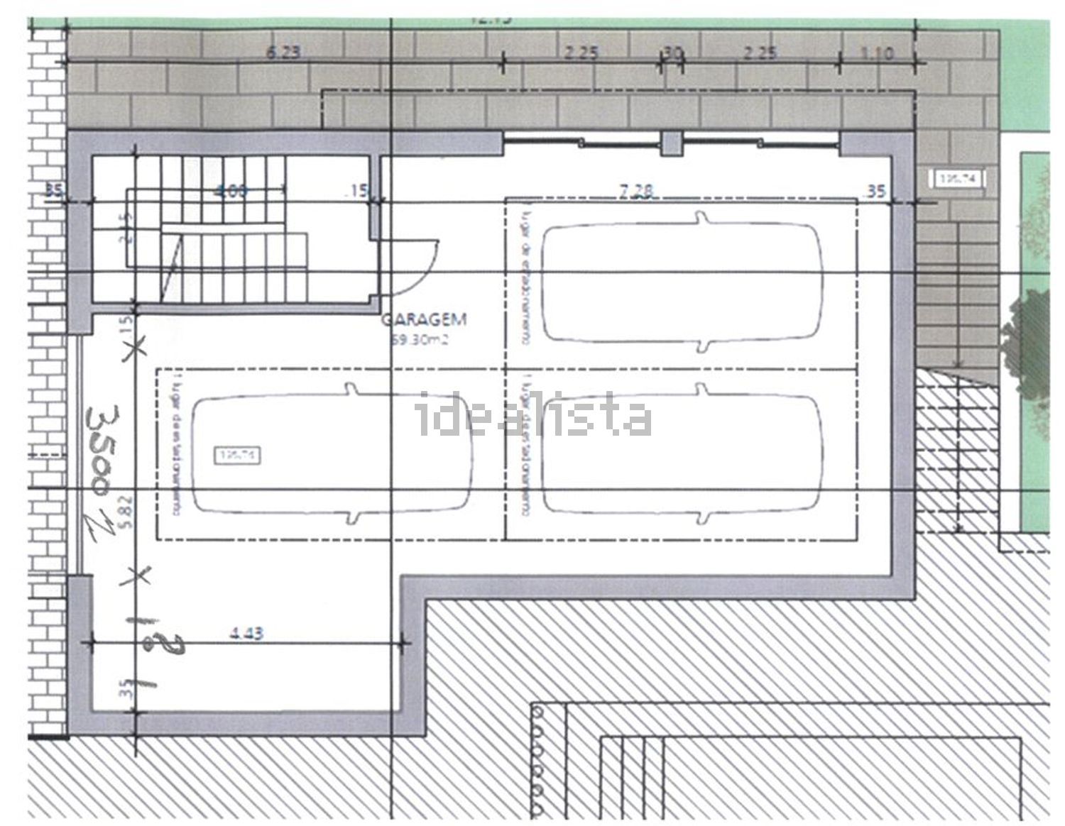 小楼房或独栋别墅出售Pobral - 平面图