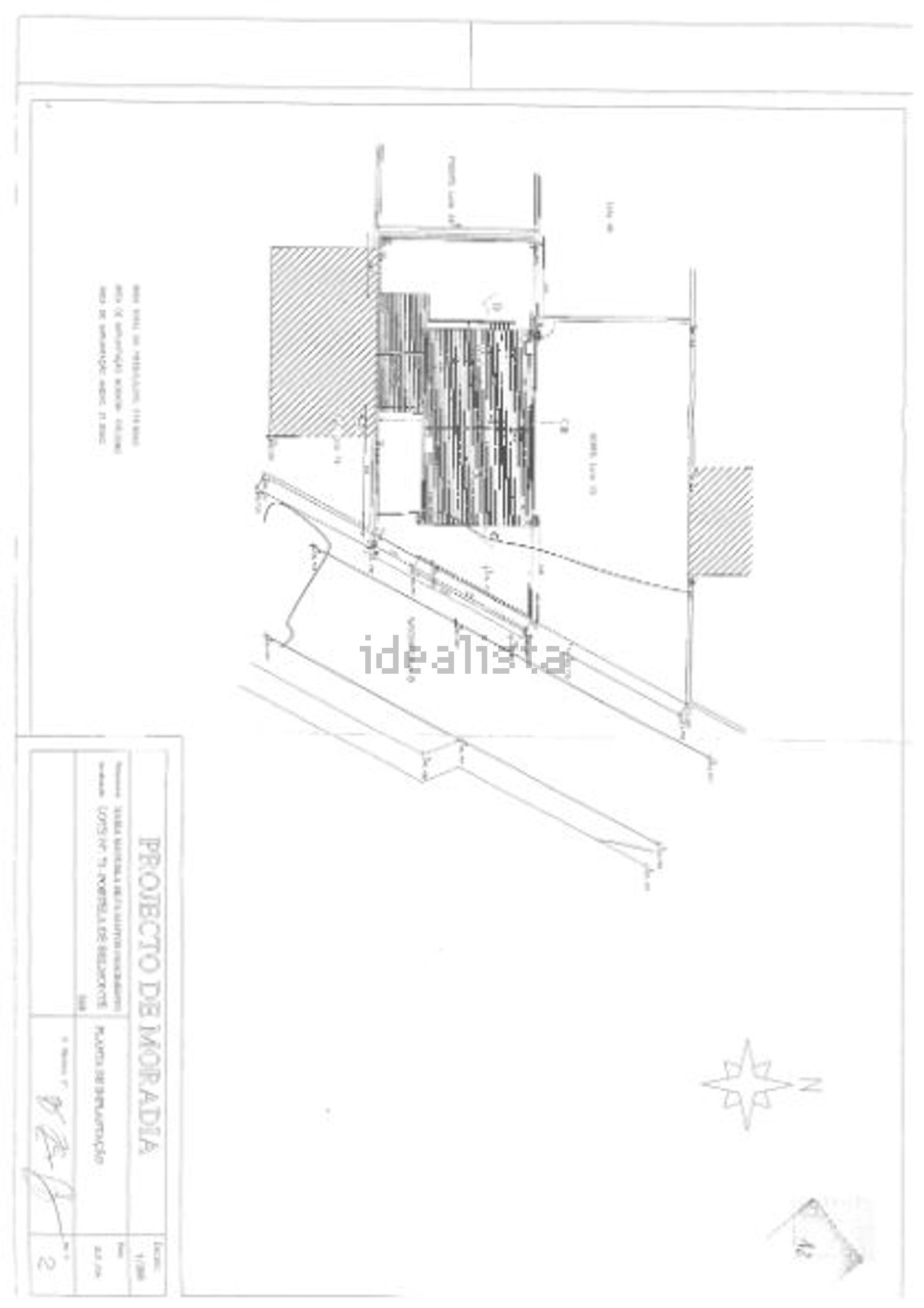 联排别墅出售在São Pedro da Cadeira - 平面图