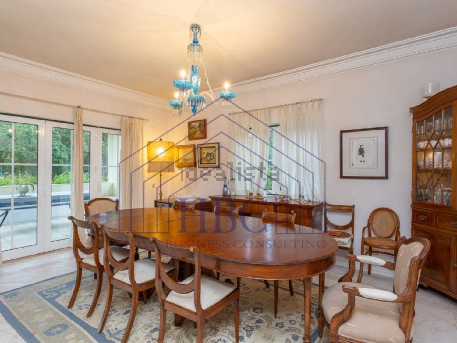 出租小楼房或独栋别墅在Beloura - Penha Longa - 餐厅