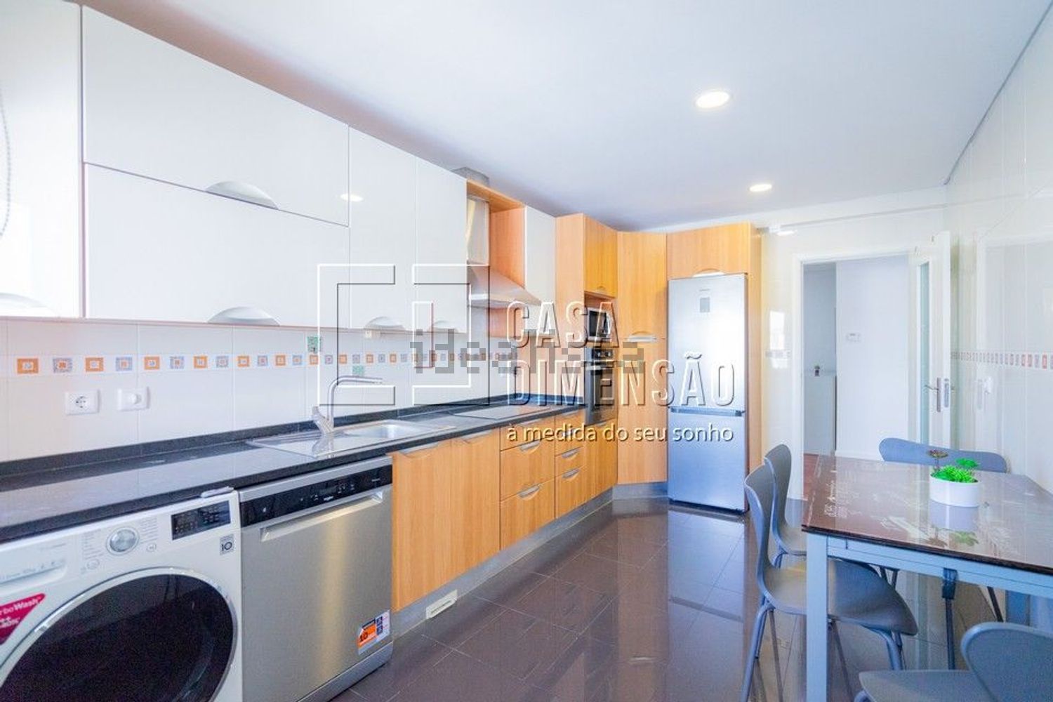 出租公寓 t2在Serra de Carnaxide - Parque de Santa Cruz - 厨房