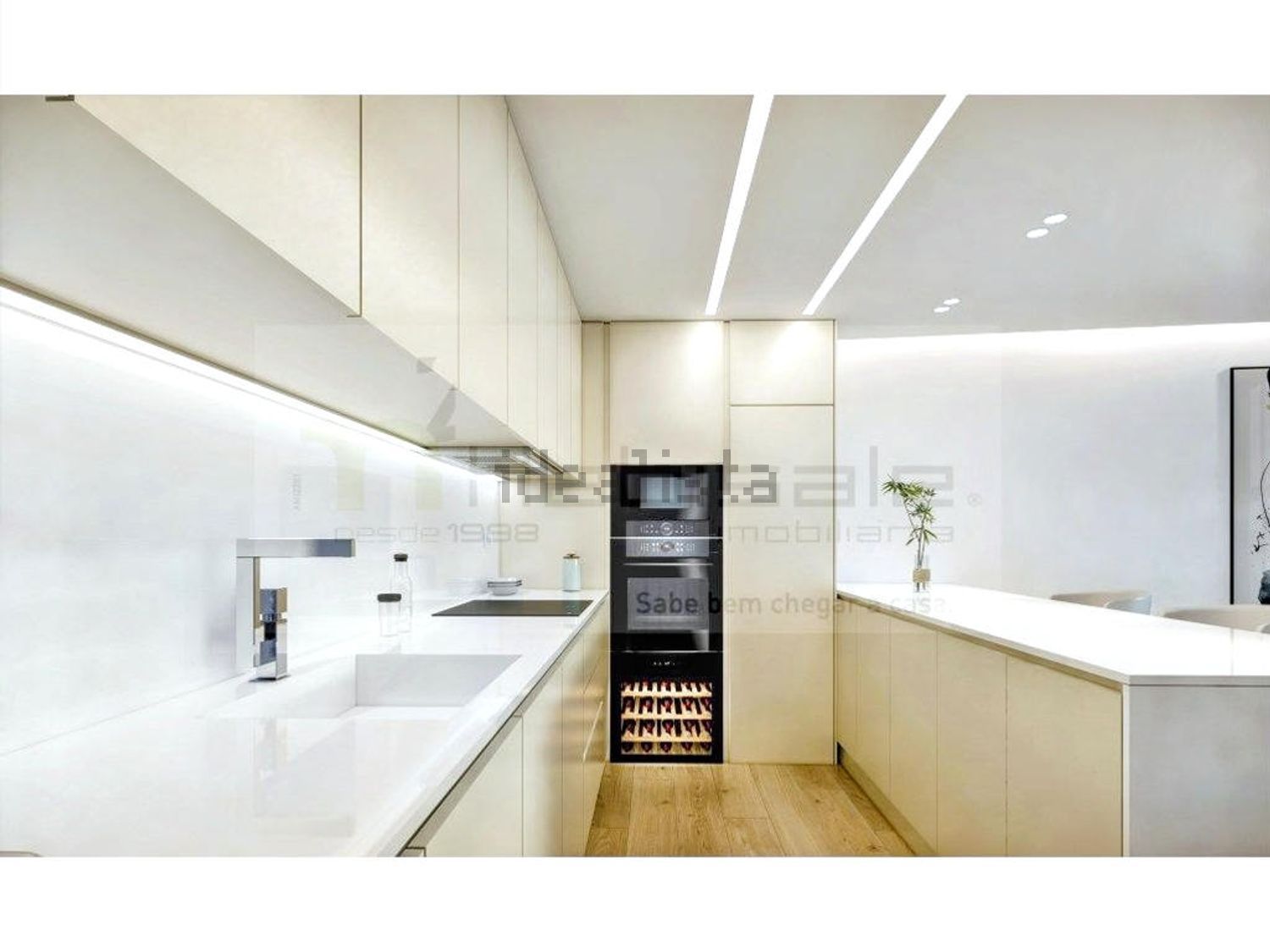 公寓 t3出售在Rua Manuel Francisco Soromenho, 25 - 厨房