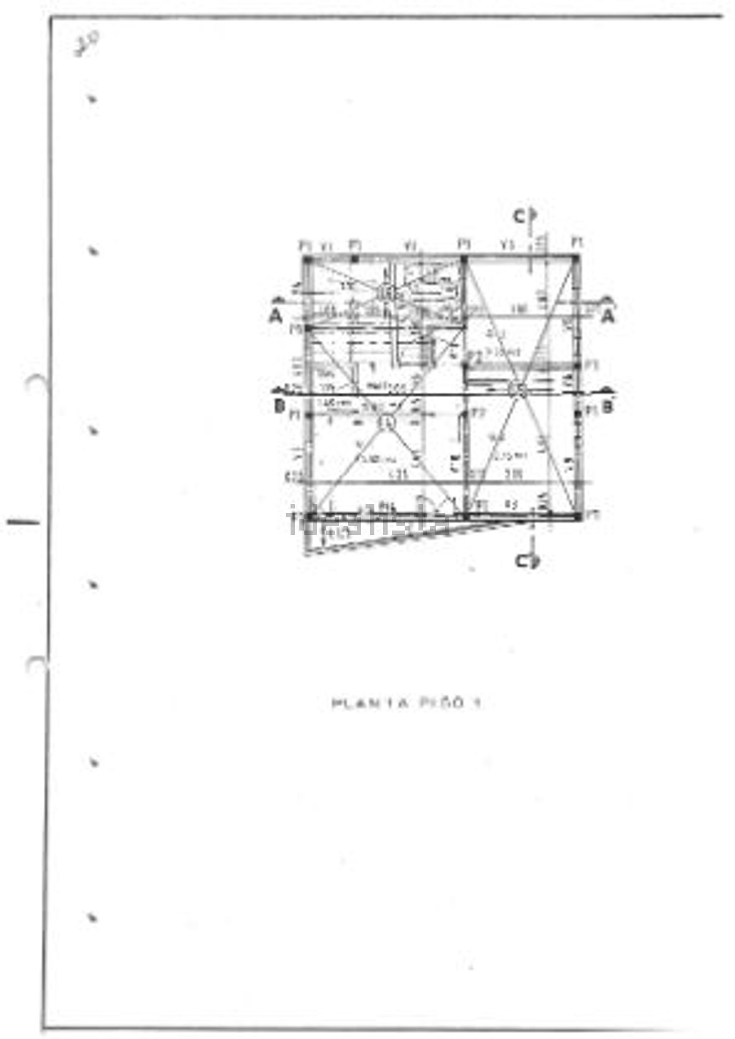 小楼房或独栋别墅出售在Rua da Graça - 平面图