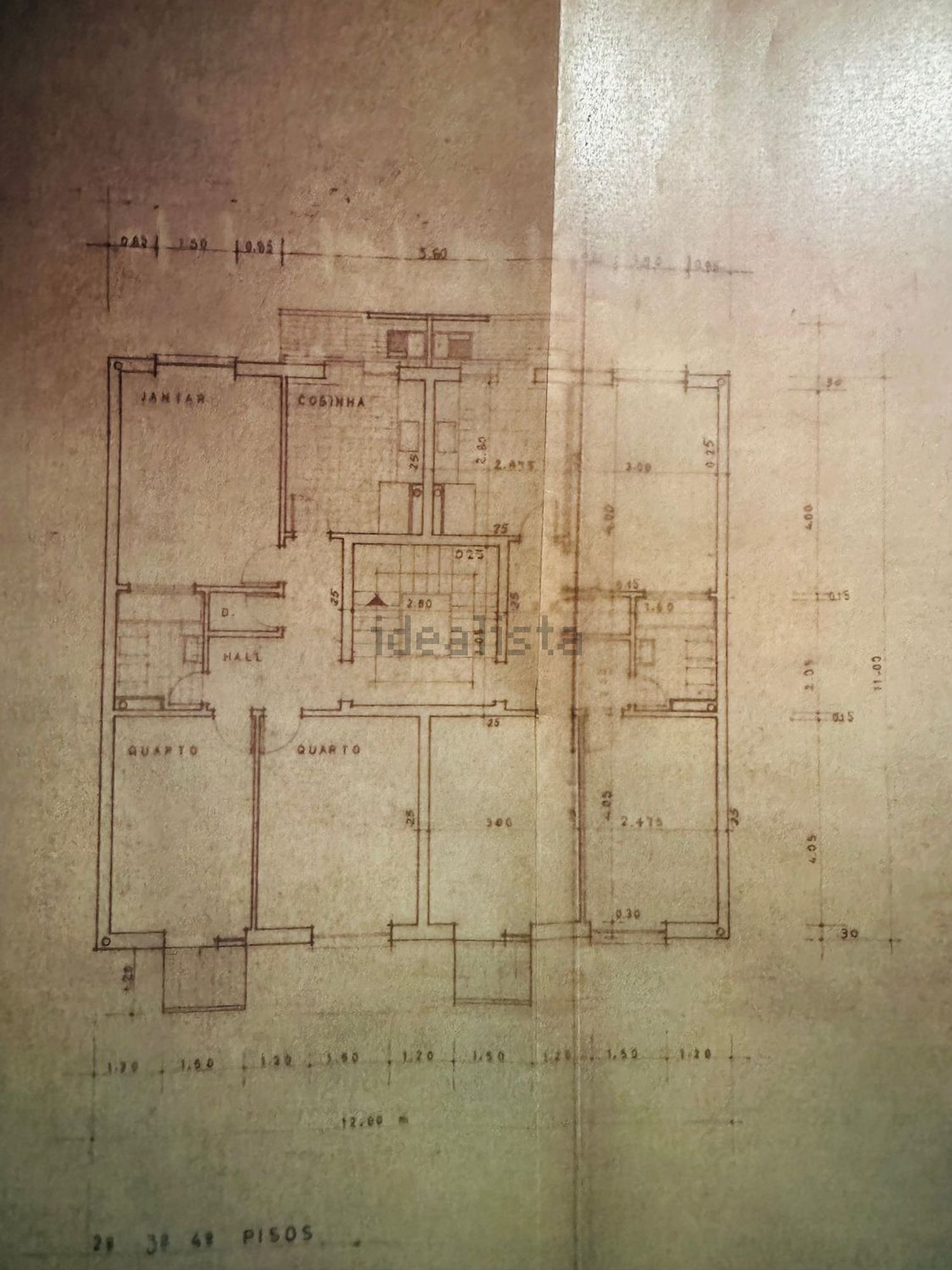 公寓 t2出售在Rua Adelina Abranches - 平面图