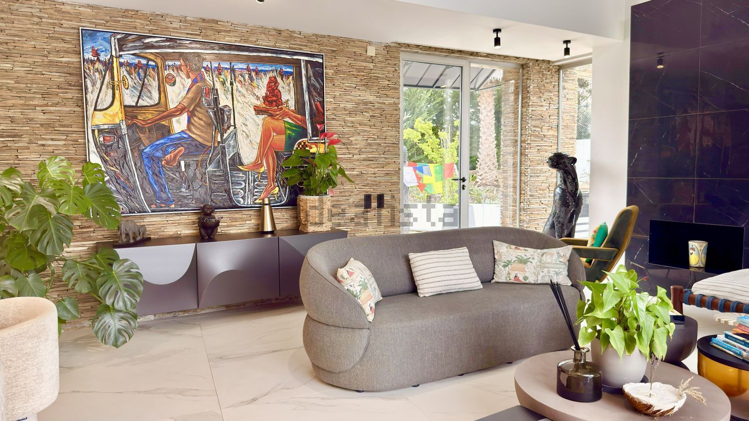 小楼房或独栋别墅出售在Rua Mato das Cruzadas - 客厅