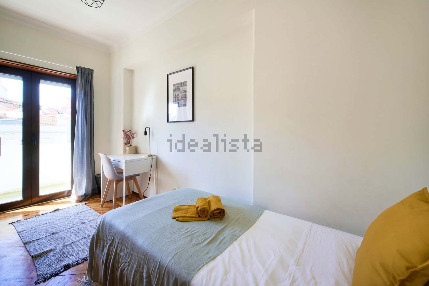 出租房间在Rua Diogo do Couto, 1 - 卧室