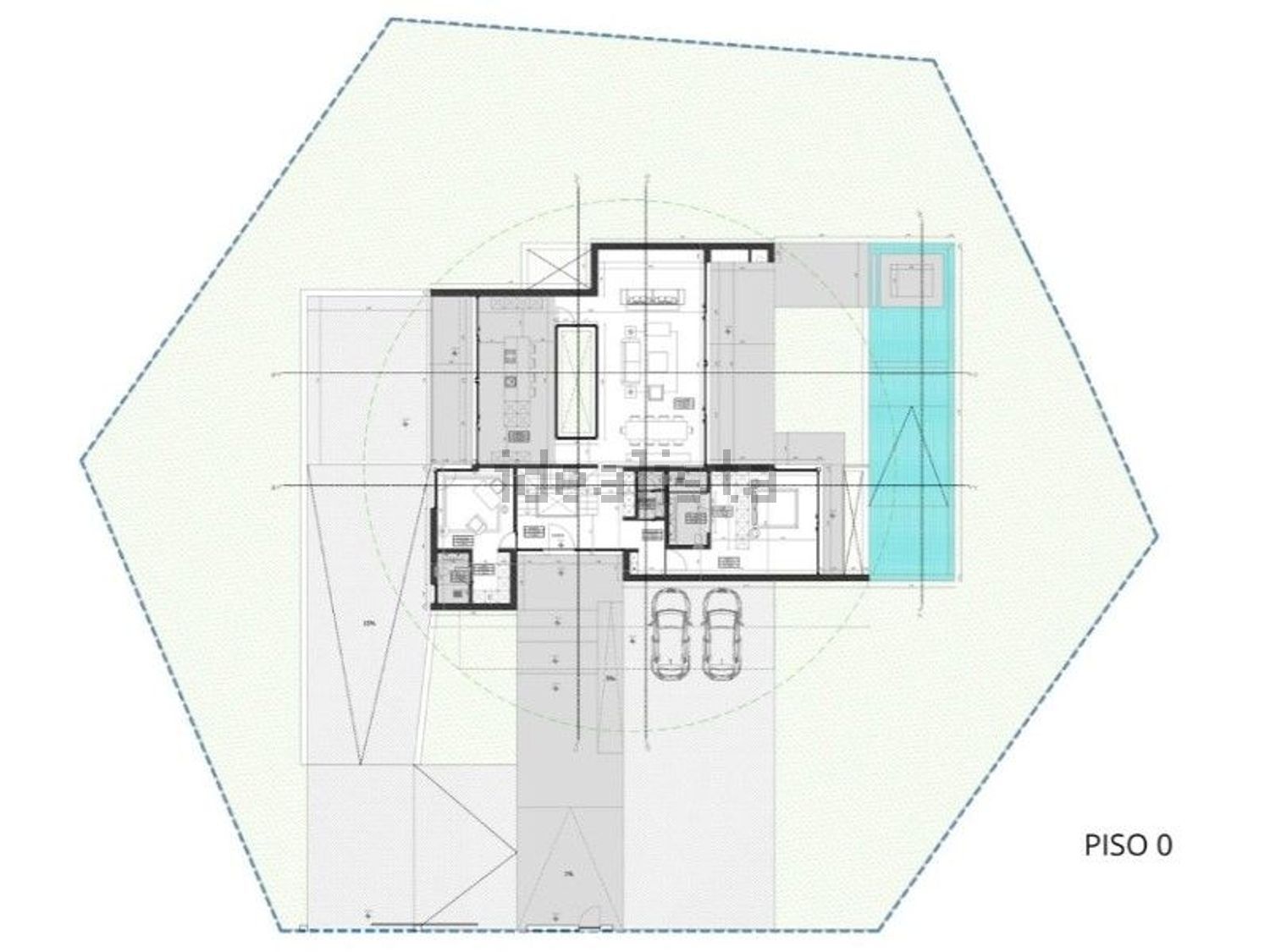 小楼房或独栋别墅出售在Herdade da Aroeira - 平面图