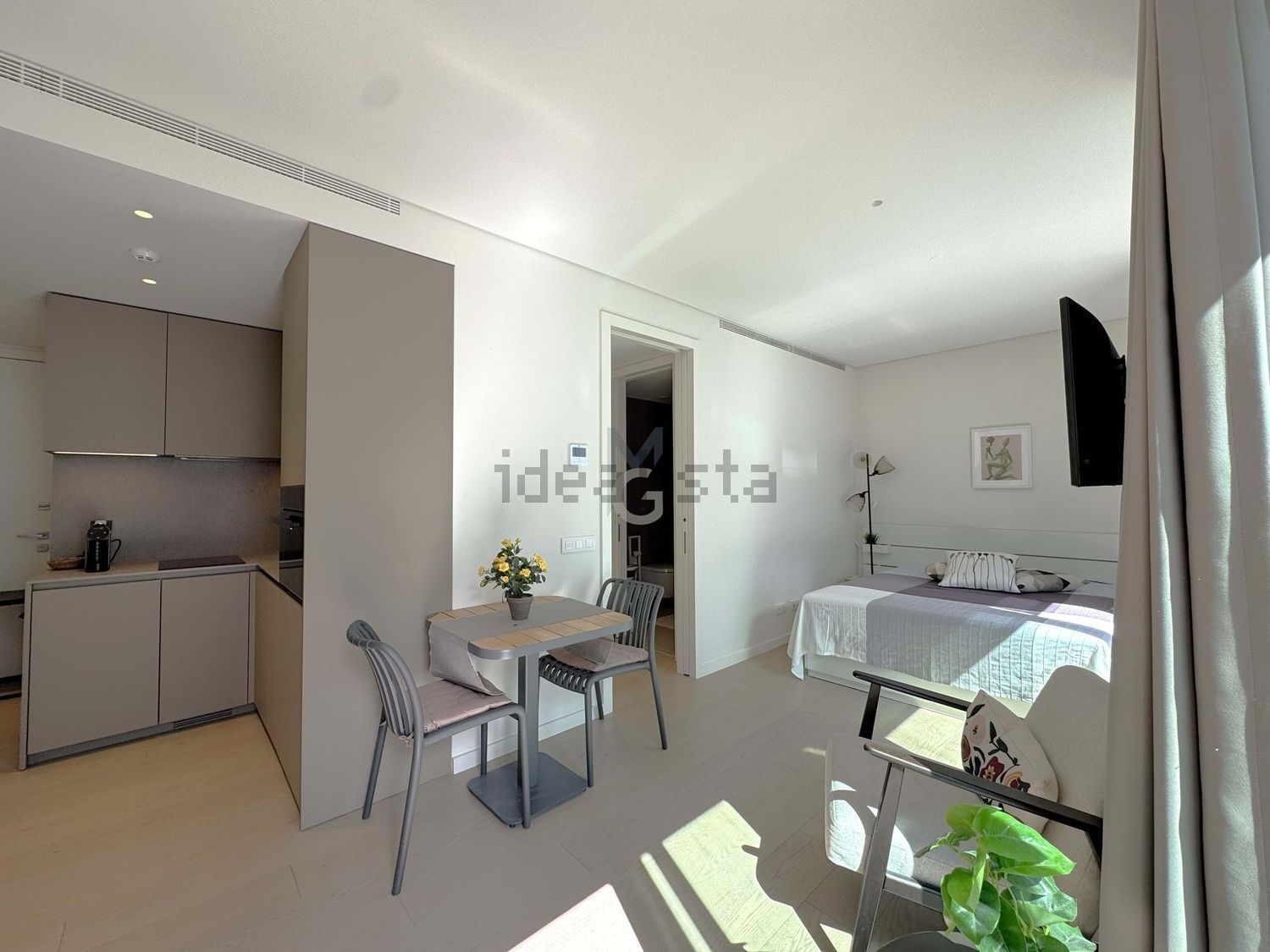 出租t0（单人公寓）在Marvila - 客厅