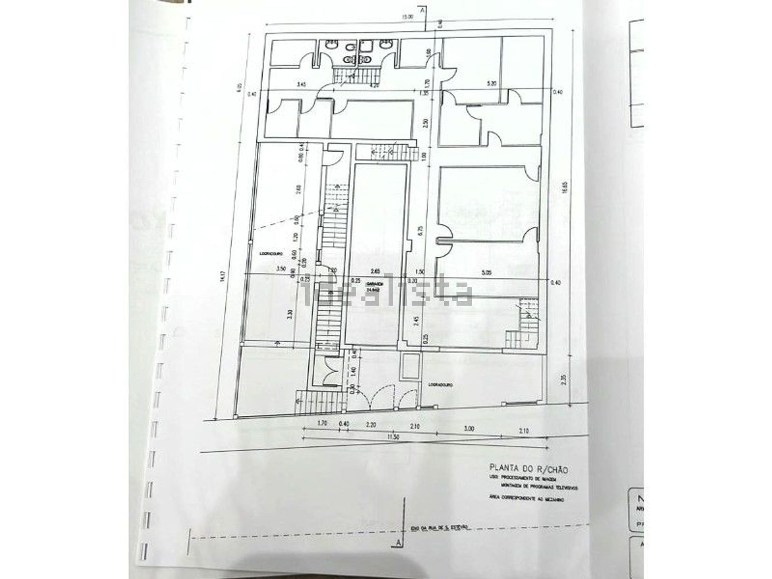 小楼房或独栋别墅出售在Rua Santo Estevão, 194 - 平面图