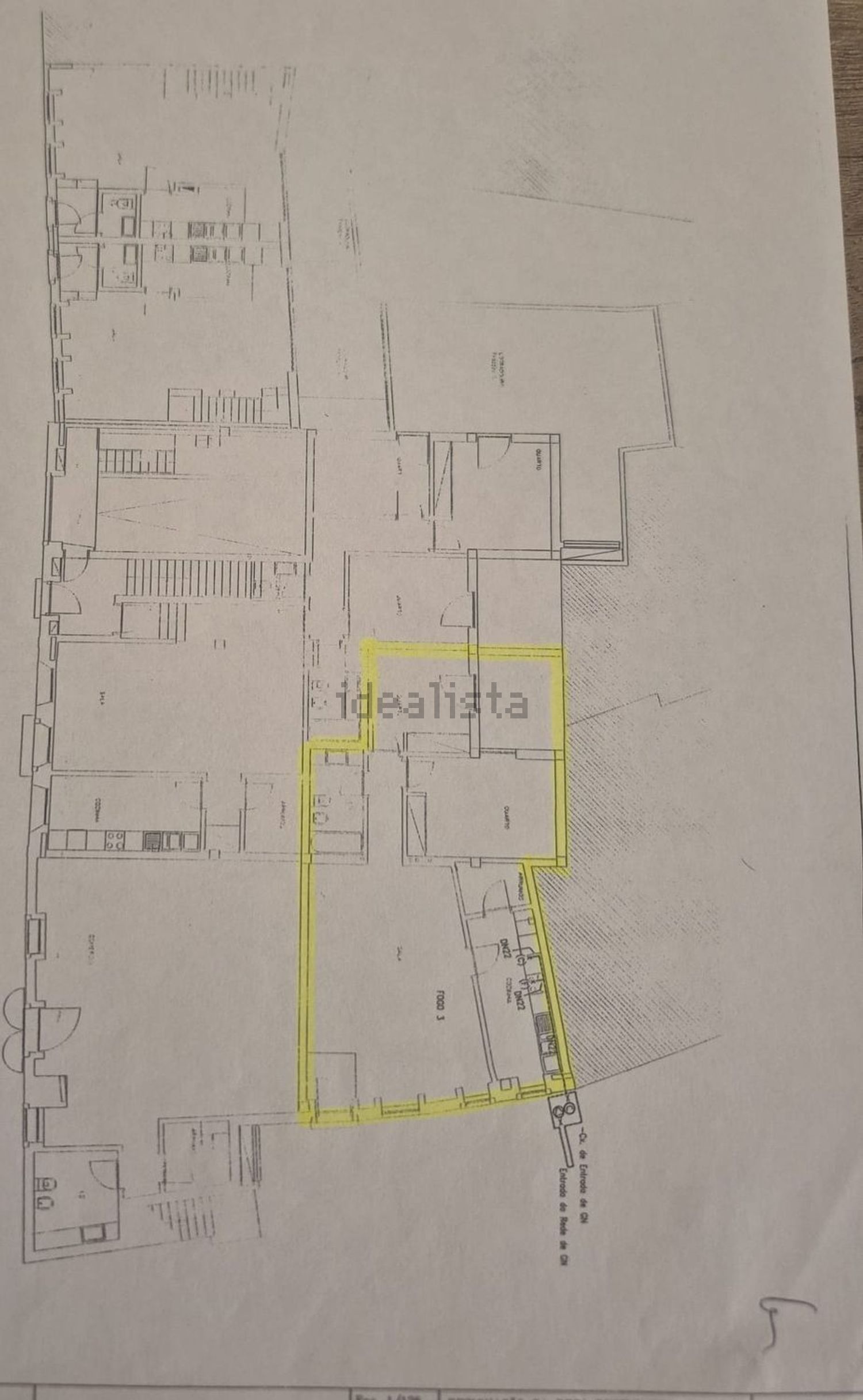 公寓 t2出售在Rua Arnaldo Cortiço - 平面图