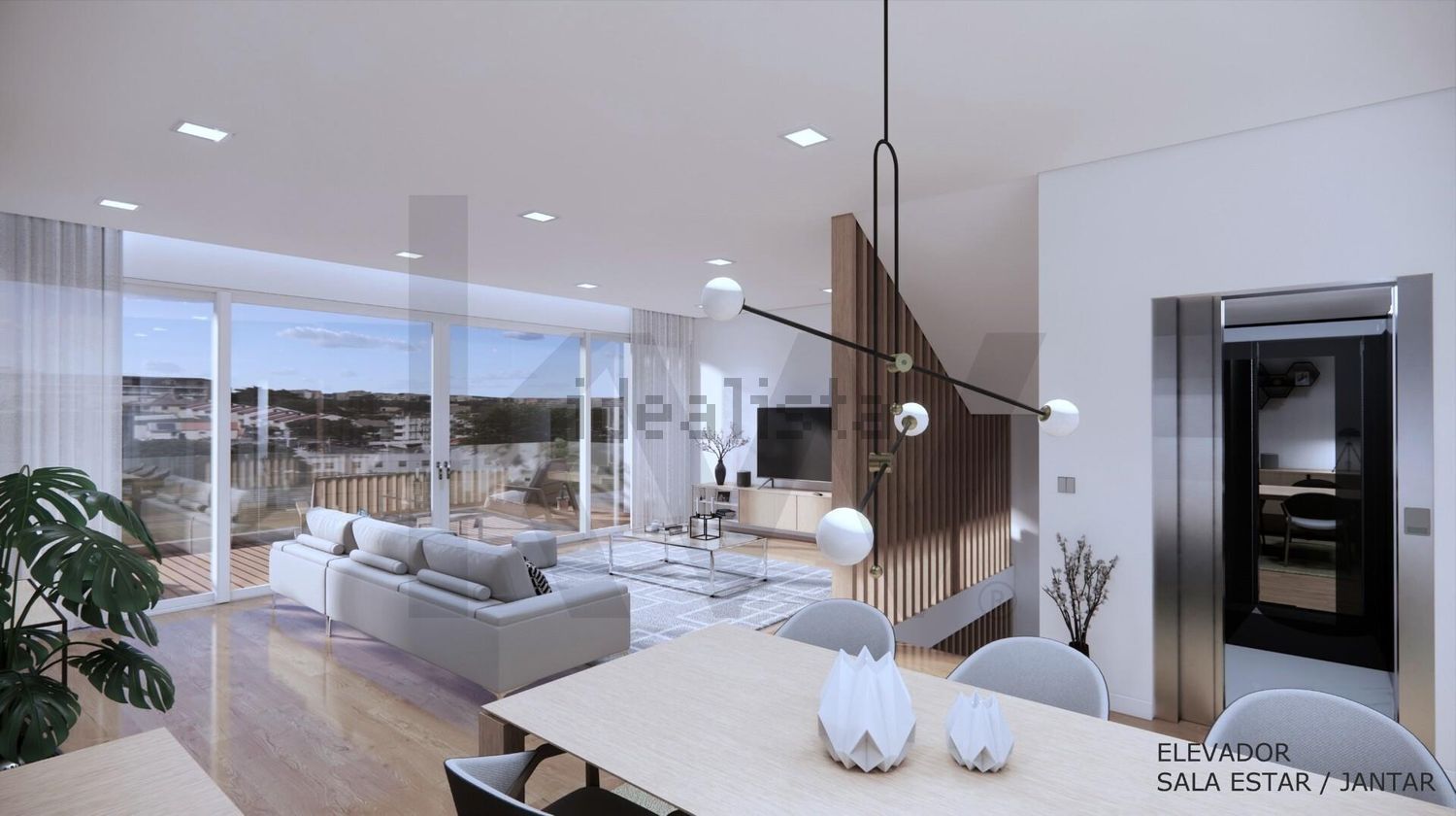 小楼房或别墅出售在Centro - 客厅