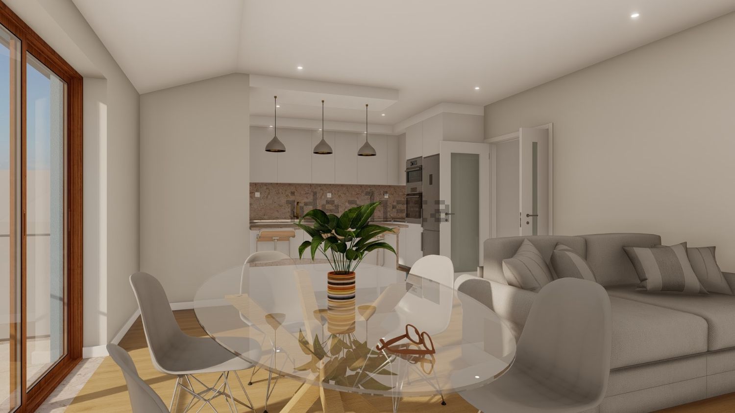 公寓 t2出售在Avenida José Antunes, 14 - 客厅