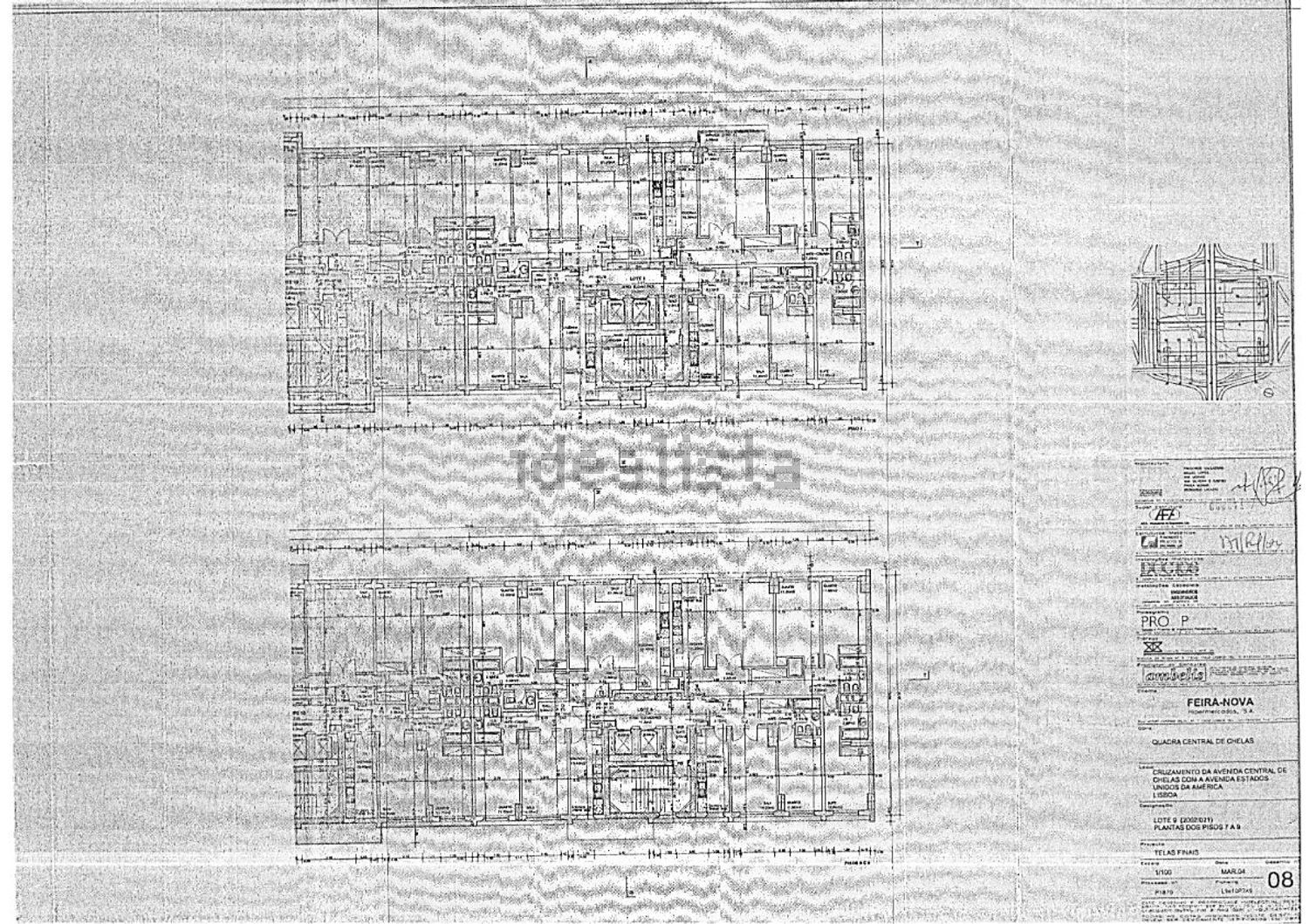 公寓 t1出售在Avenida Cidade de Bratislava s/n - 平面图