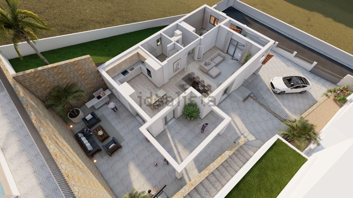 小楼房或独栋别墅出售在Rua Major António Pereira de Almeida s/n - 平面图