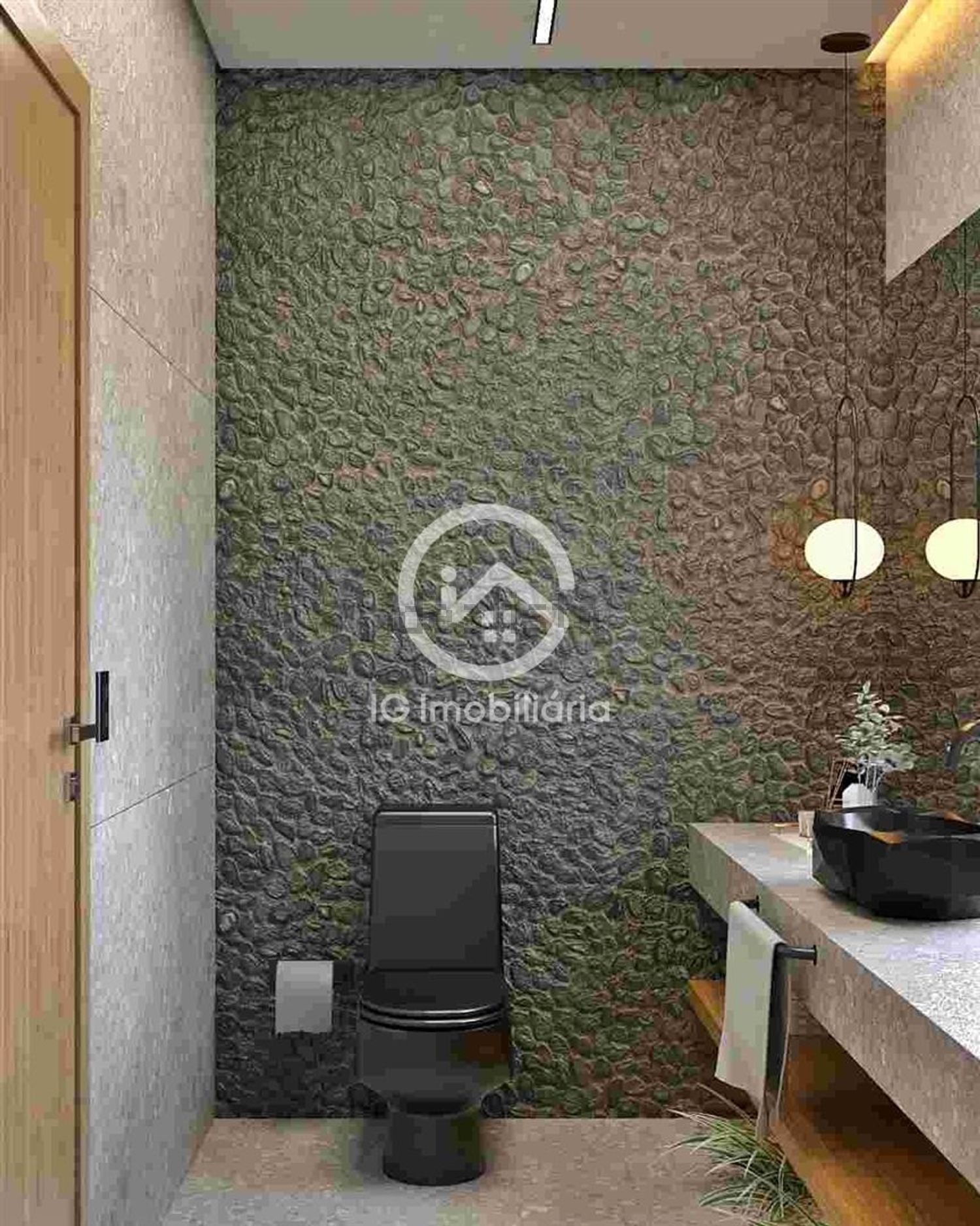 小楼房或独栋别墅出售在Centro - 卫生间