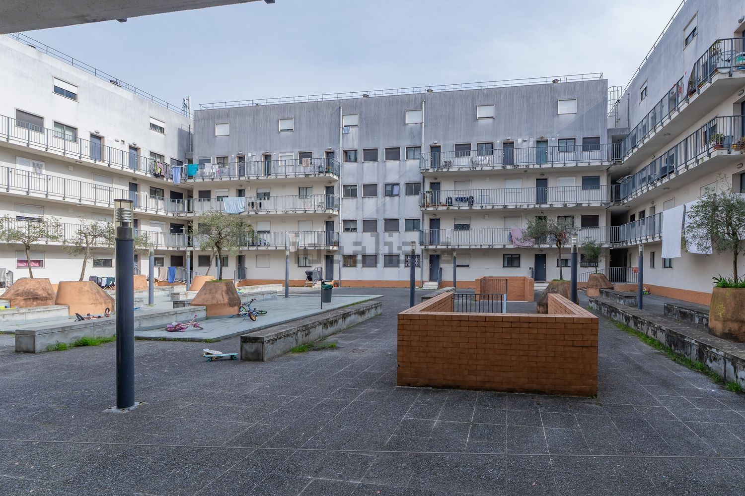 出租公寓 t2在Rua Barata Feyo - 院子