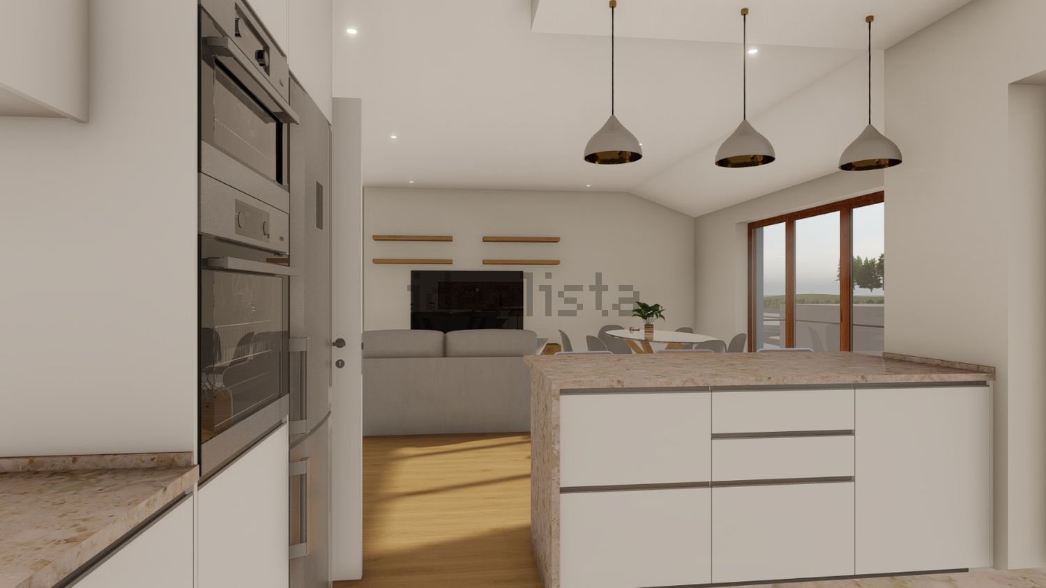 公寓 t2出售在Avenida José Antunes, 14 - 厨房