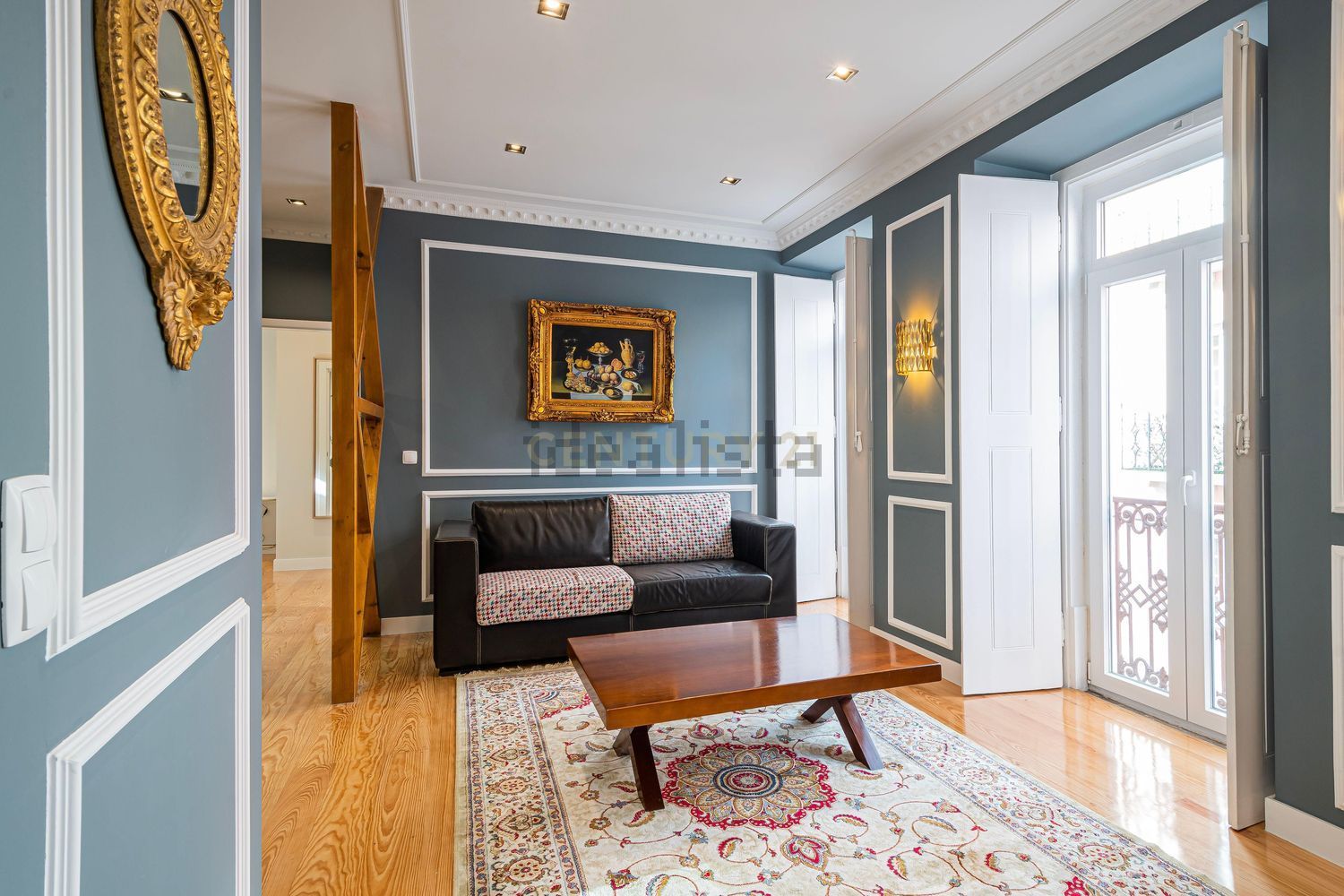 出租公寓 t2在Lapa - 客厅