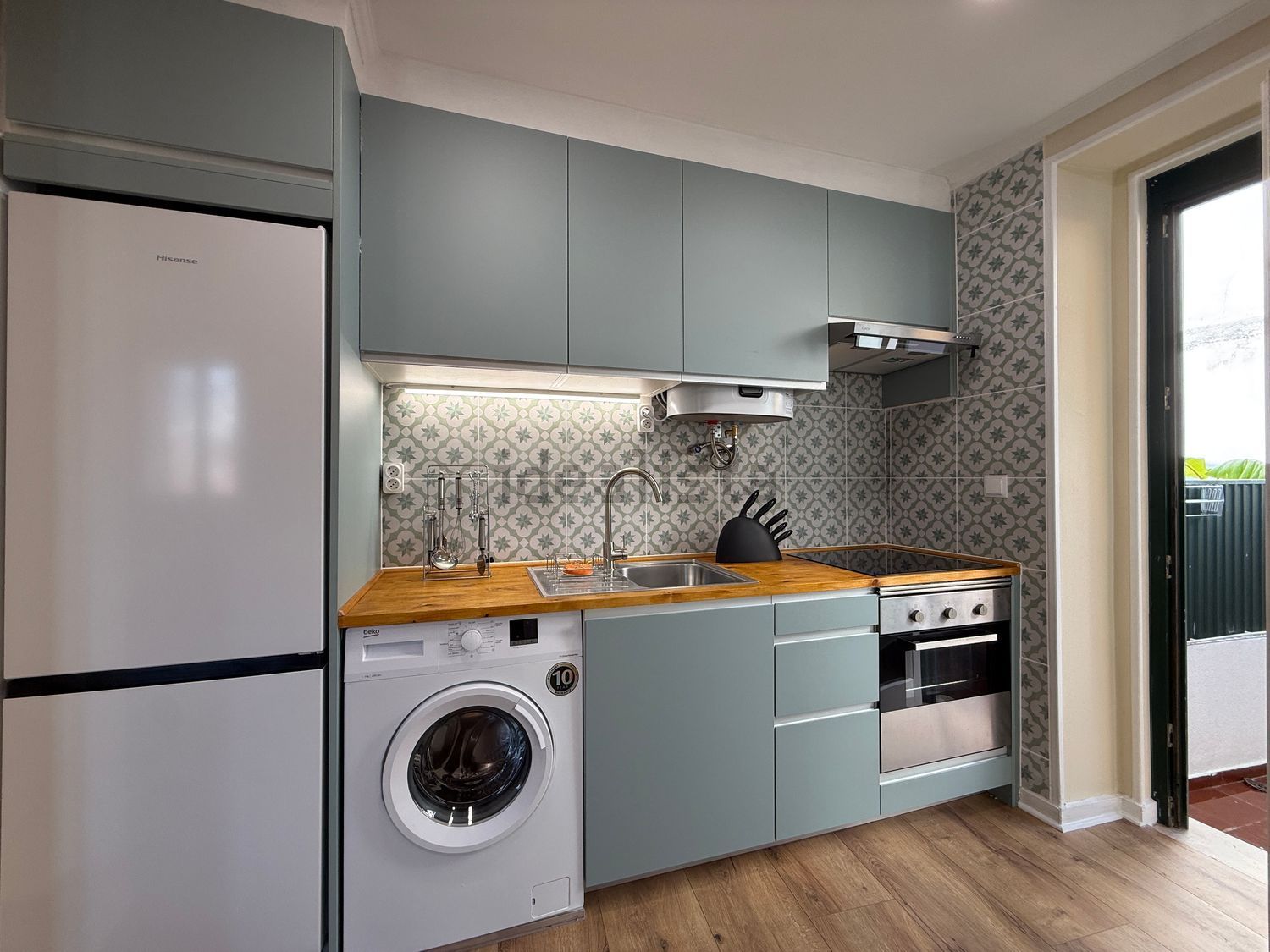 出租公寓 t1Calçada Agostinho de Carvalho - 厨房