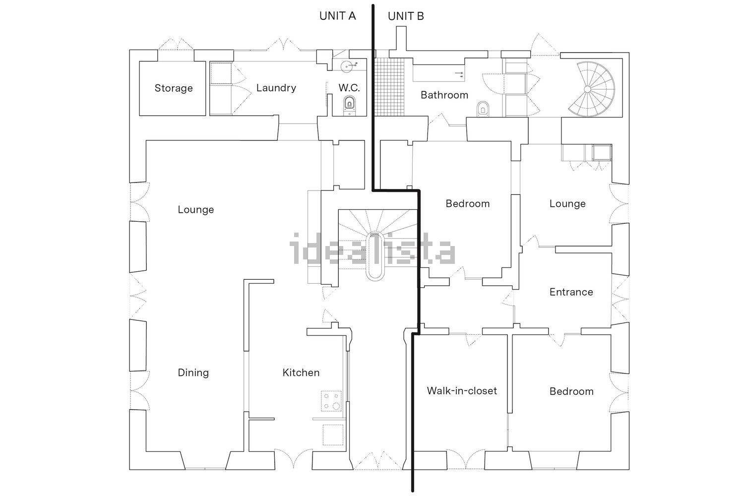 小楼房或别墅出售在Dois Portos e Runa - 平面图