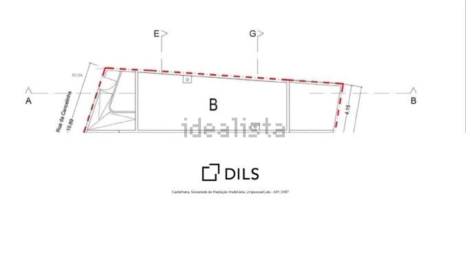 双拼别墅出售在Rua da Cancelinha, 12 - 平面图