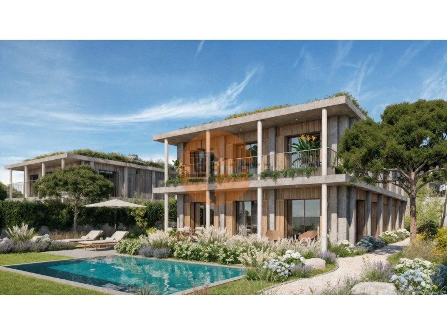 小楼房或独栋别墅出售在Caparica e Trafaria - 游泳池