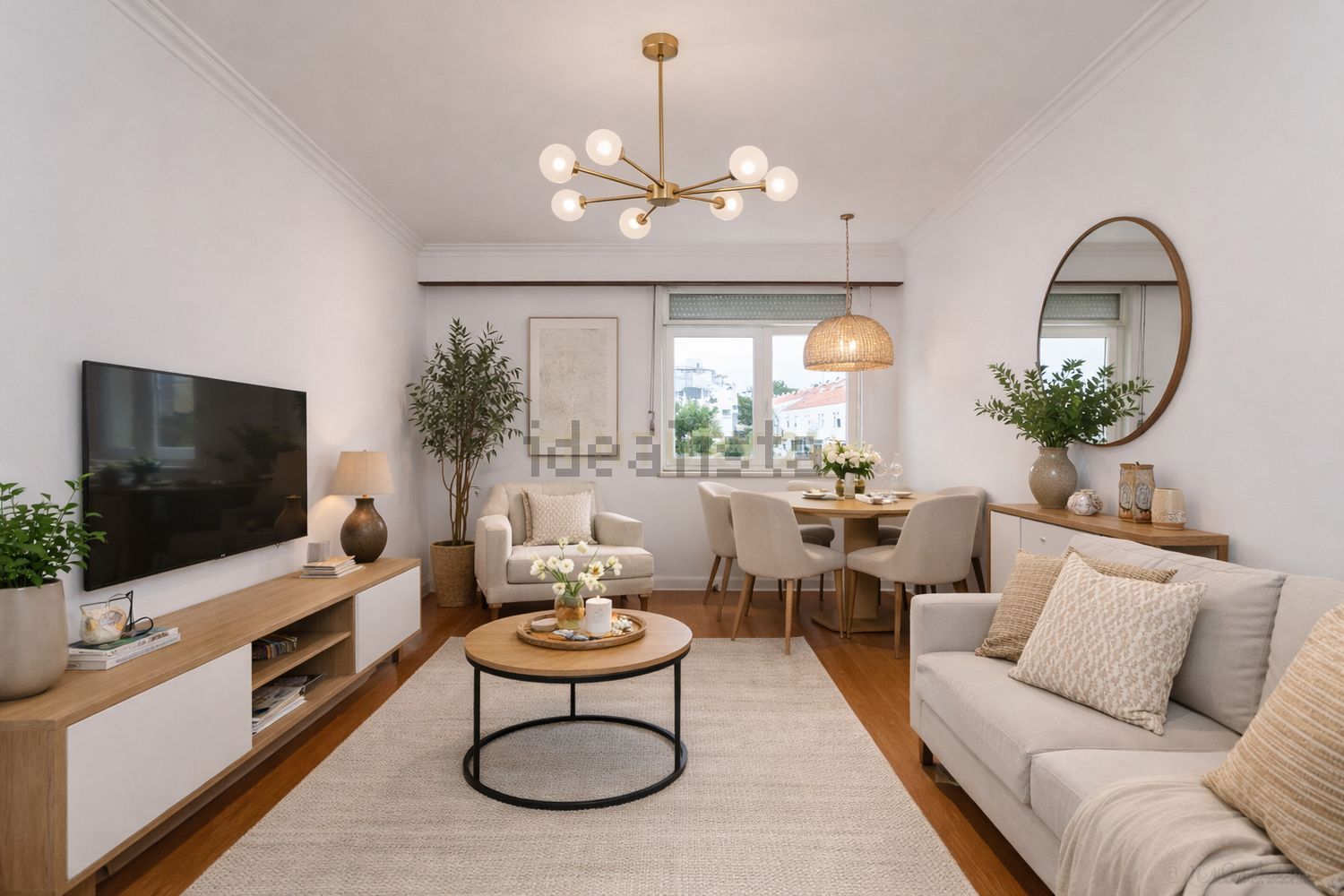 公寓 t3出售在Rua Capitão Tenente Oliveira e Carmo, 143 - 客厅