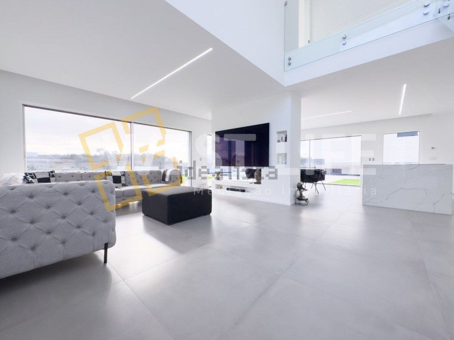 小楼房或独栋别墅出售在Centro - 客厅