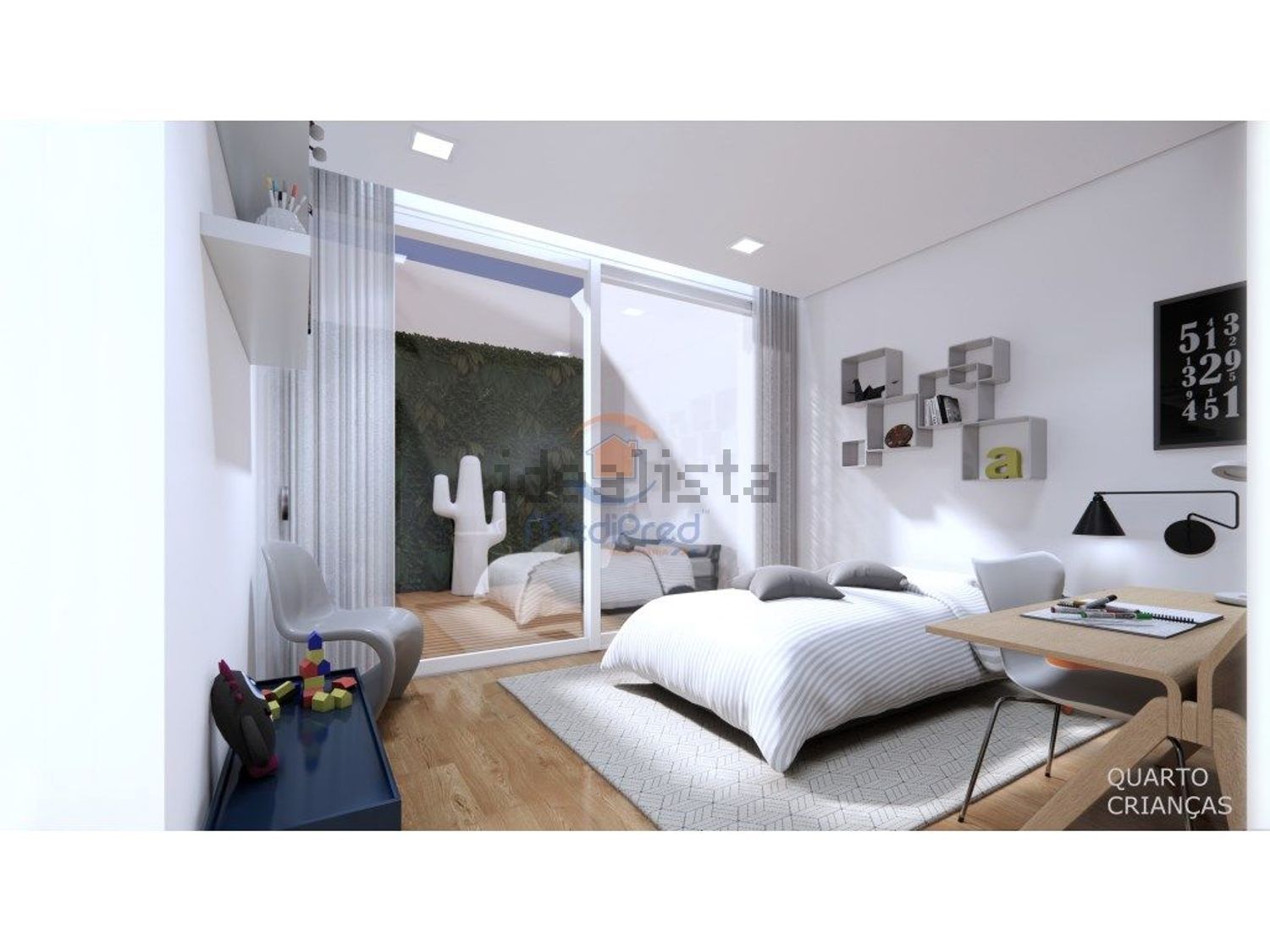 小楼房或独栋别墅出售在Centro - 卧室