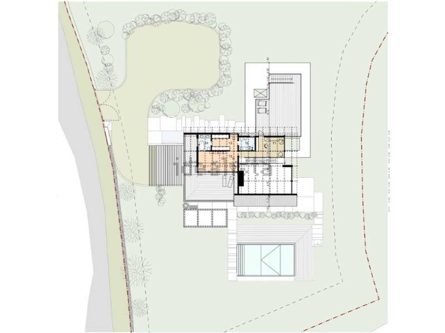 小楼房或独栋别墅出售在Estrada do Rodízio, 76 - 平面图