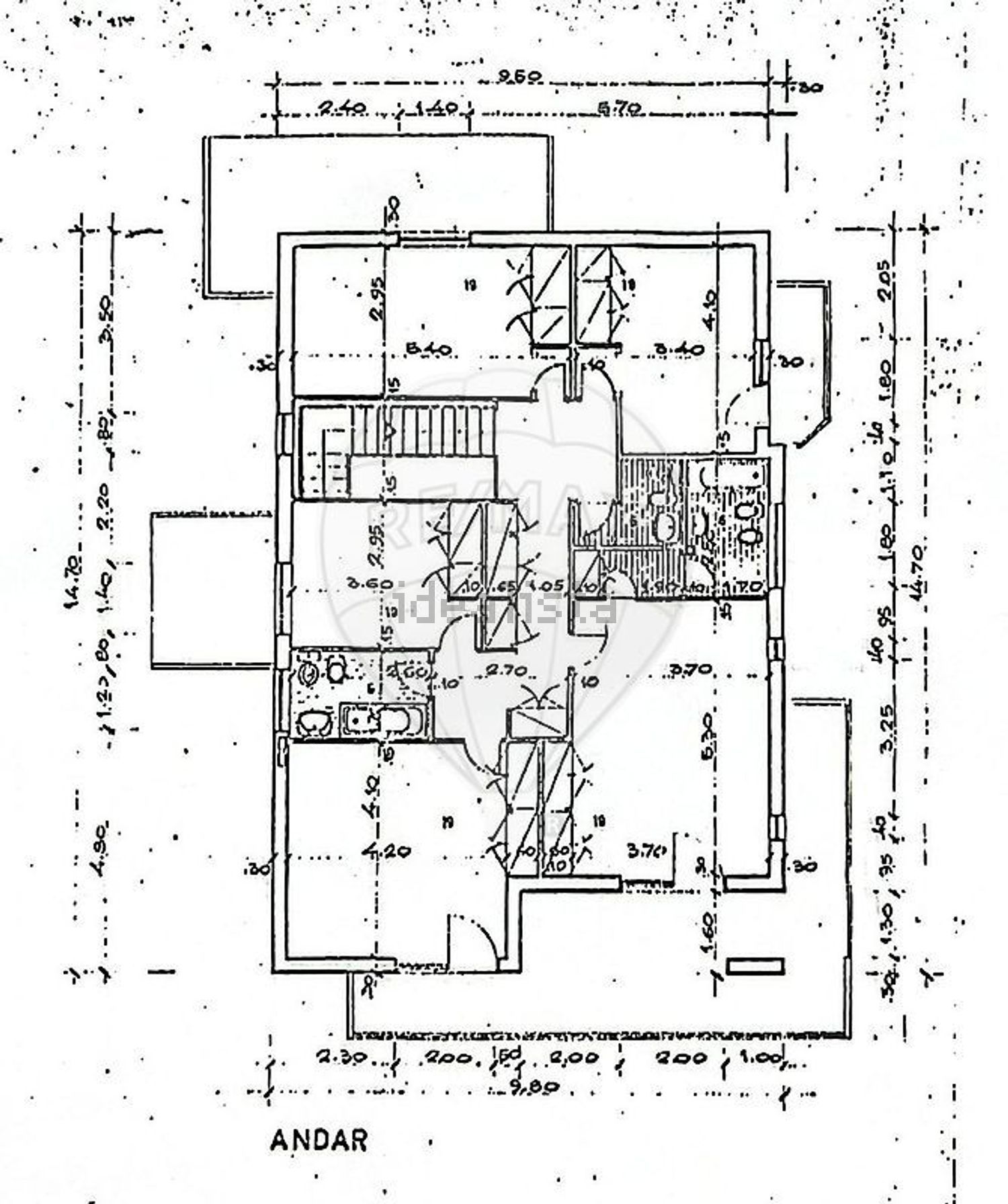 小楼房或独栋别墅出售在Rua da Quinta das Palmeiras - 平面图