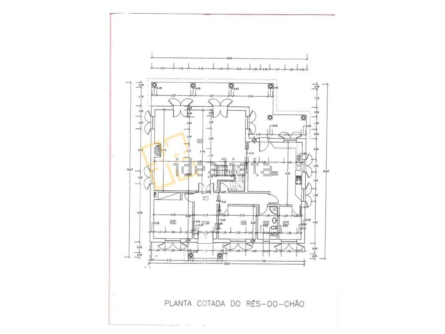 小楼房或独栋别墅出售在Turcifal - 平面图