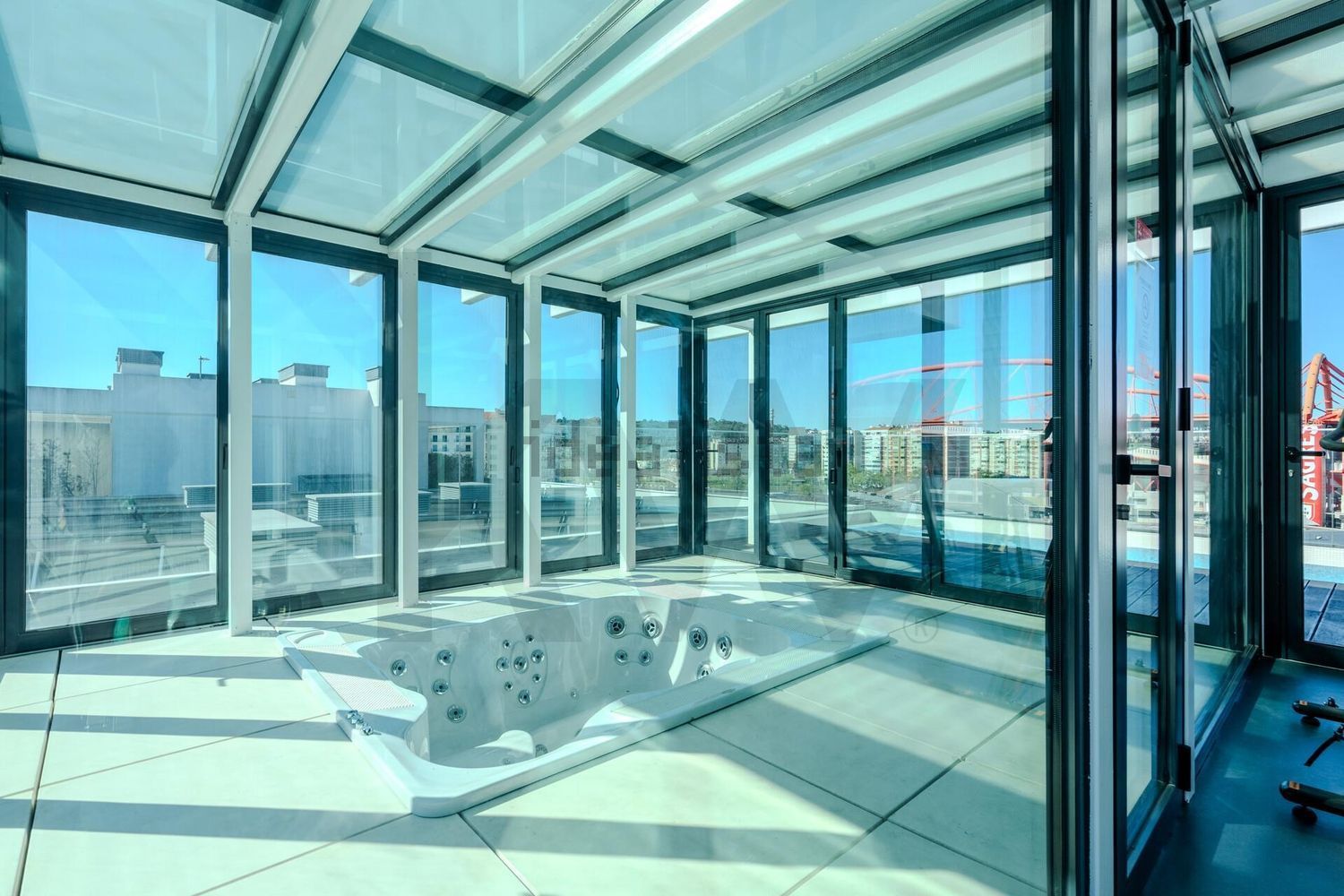 出租公寓 t1在Rua António Alçada Baptista, 10 - 阳台