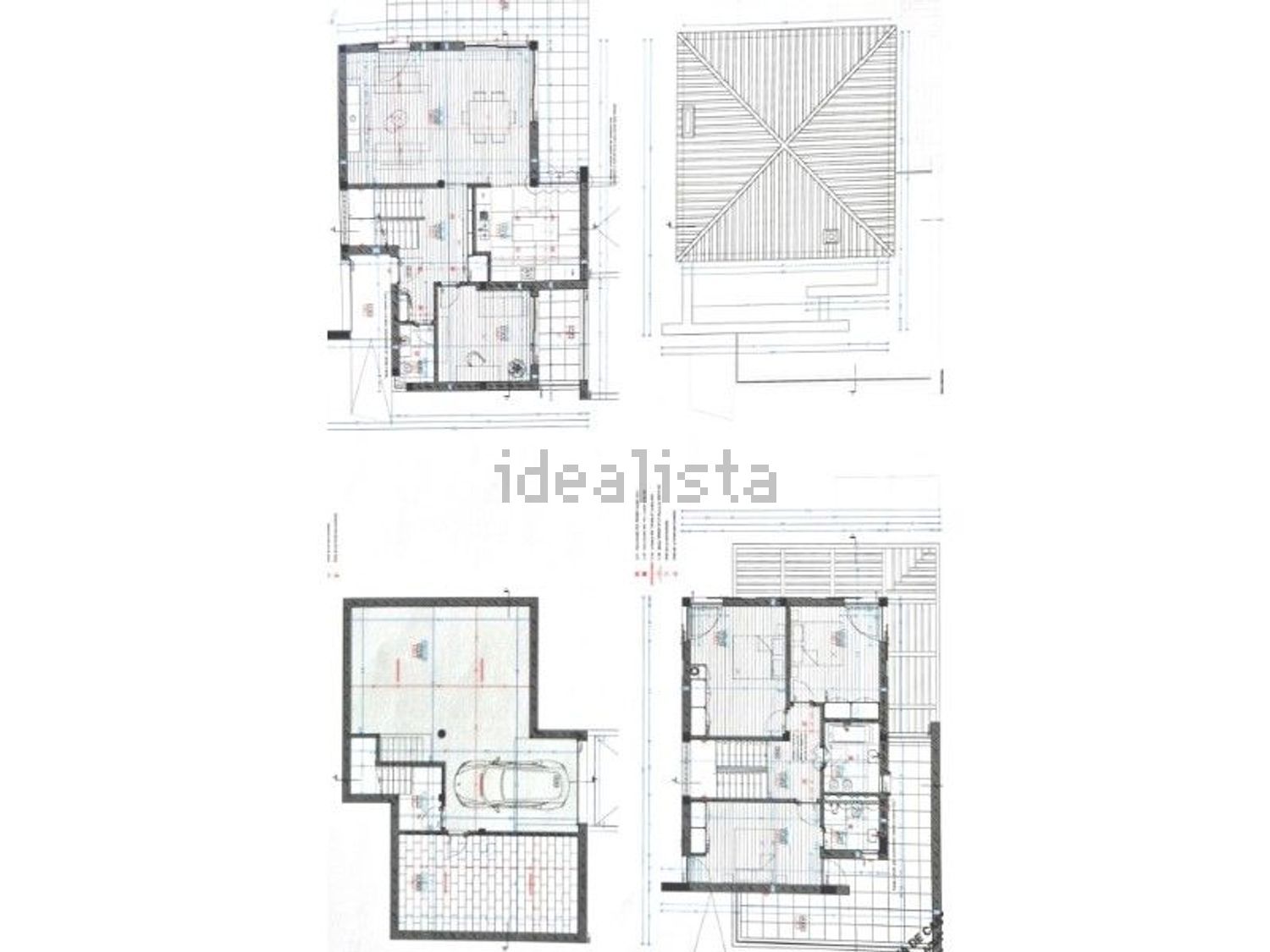 小楼房或独栋别墅出售在Rua da Colina - 平面图