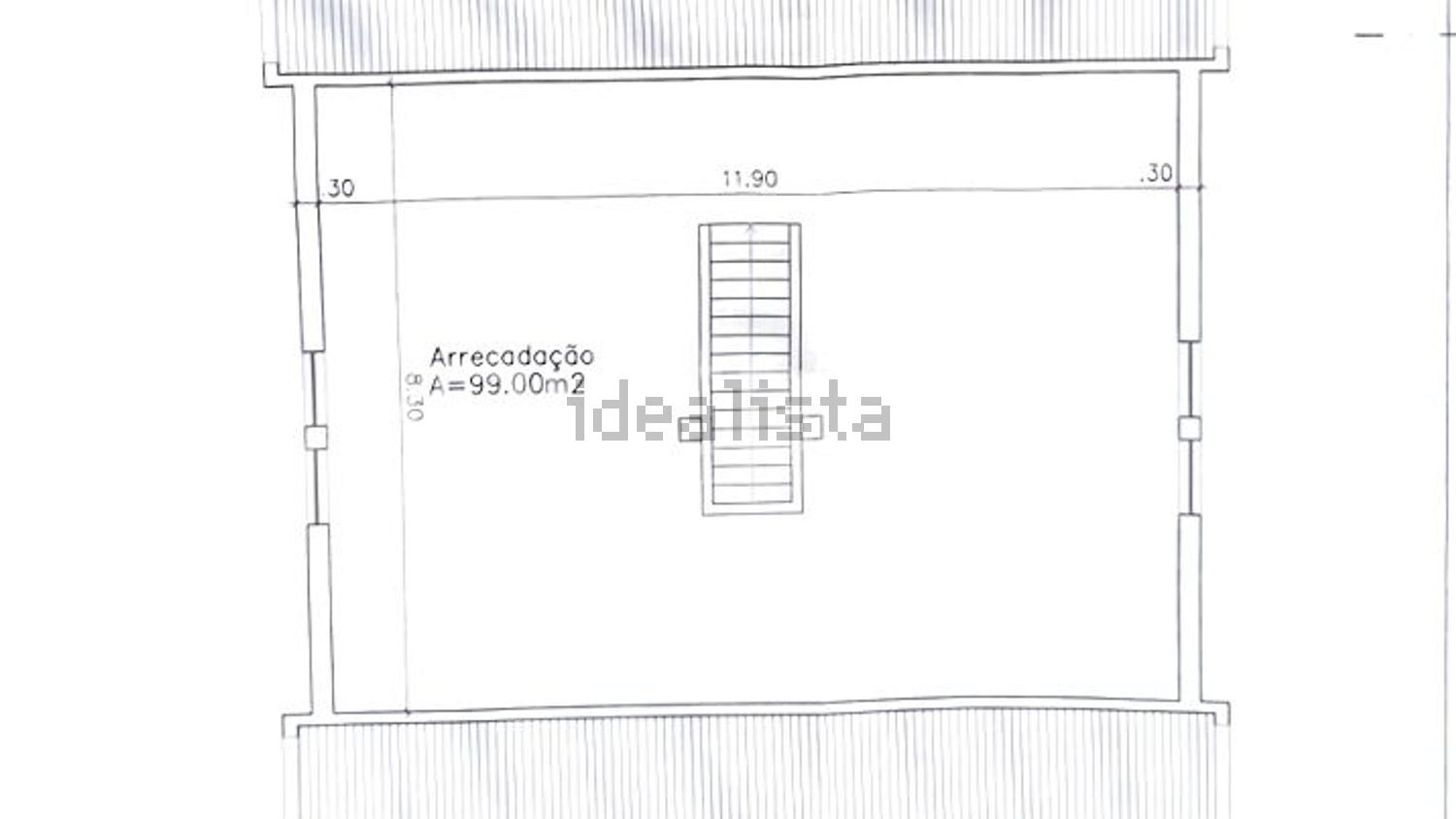 小楼房或别墅出售在Igreja Nova e Cheleiros - 平面图